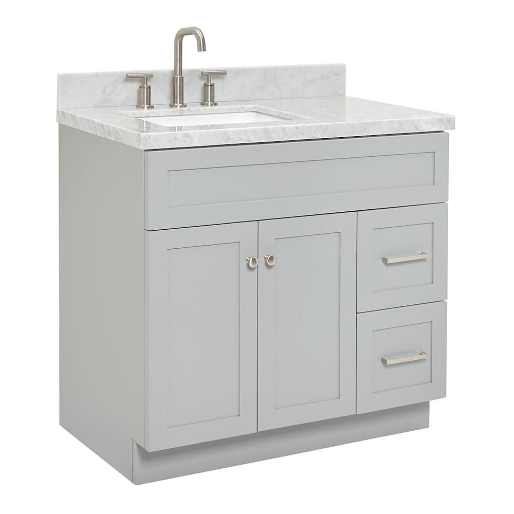 ARIEL F037SLCWRVOGRY Bath-Vanity-Combo - View #3