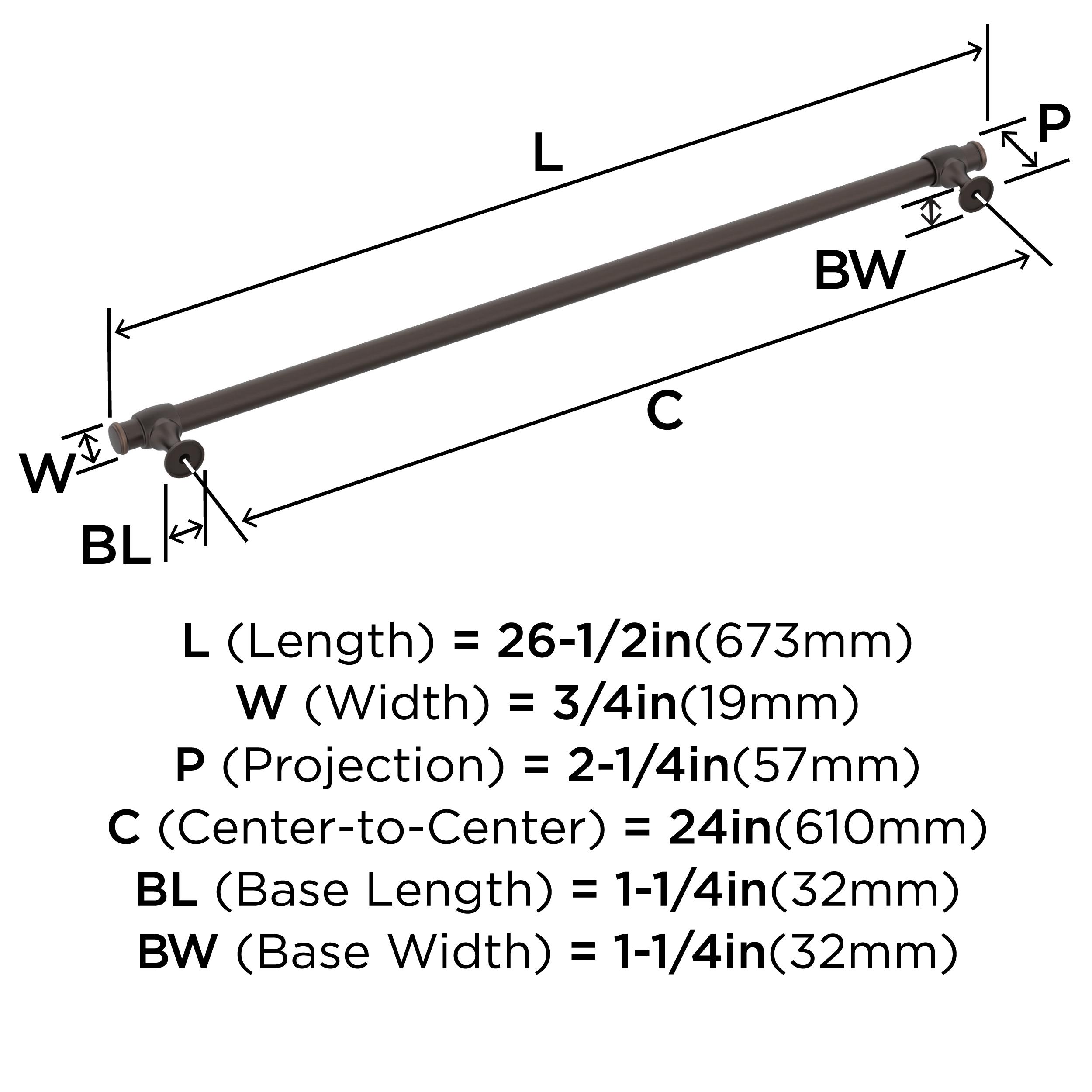 Amerock BP54067ORB Cabinet-Pulls - View #5