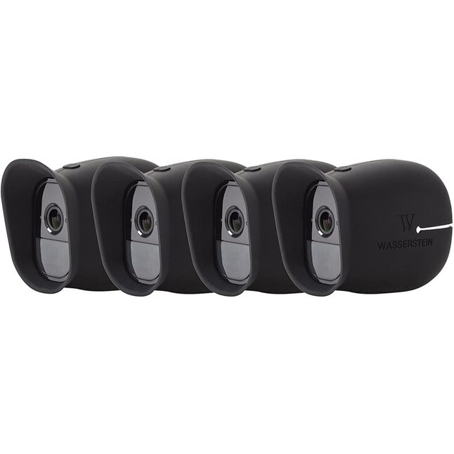 Stædig Alabama Bred vifte Wasserstein Arlo Pro and Arlo Pro 2 Smart Security Sunroof Black Camera  Skin (4-Pack) in the Security Camera Accessories department at Lowes.com