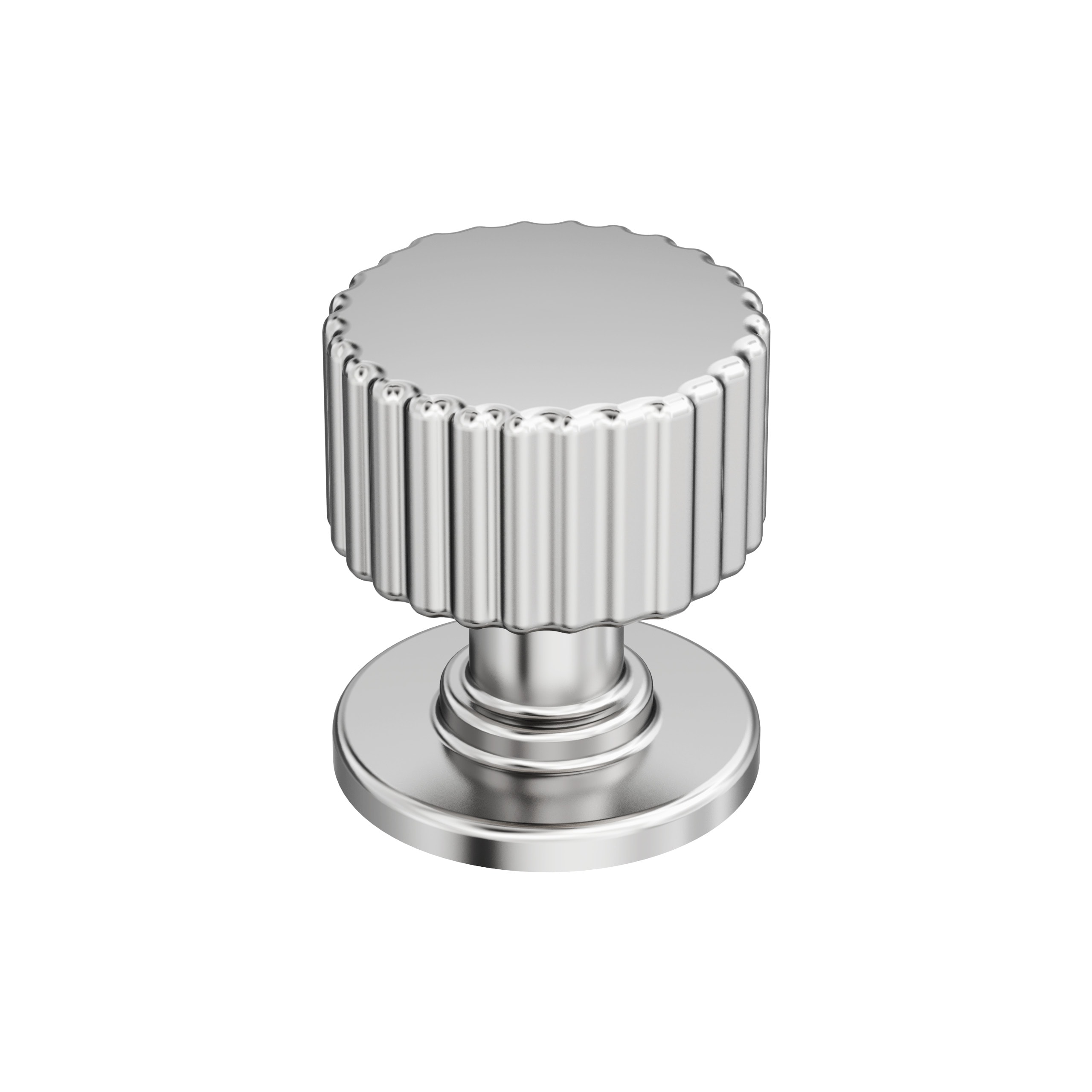 Amerock BP3765226 Ballard 1-1/8-in Polished Chrome Round Transitional Cabinet Knob