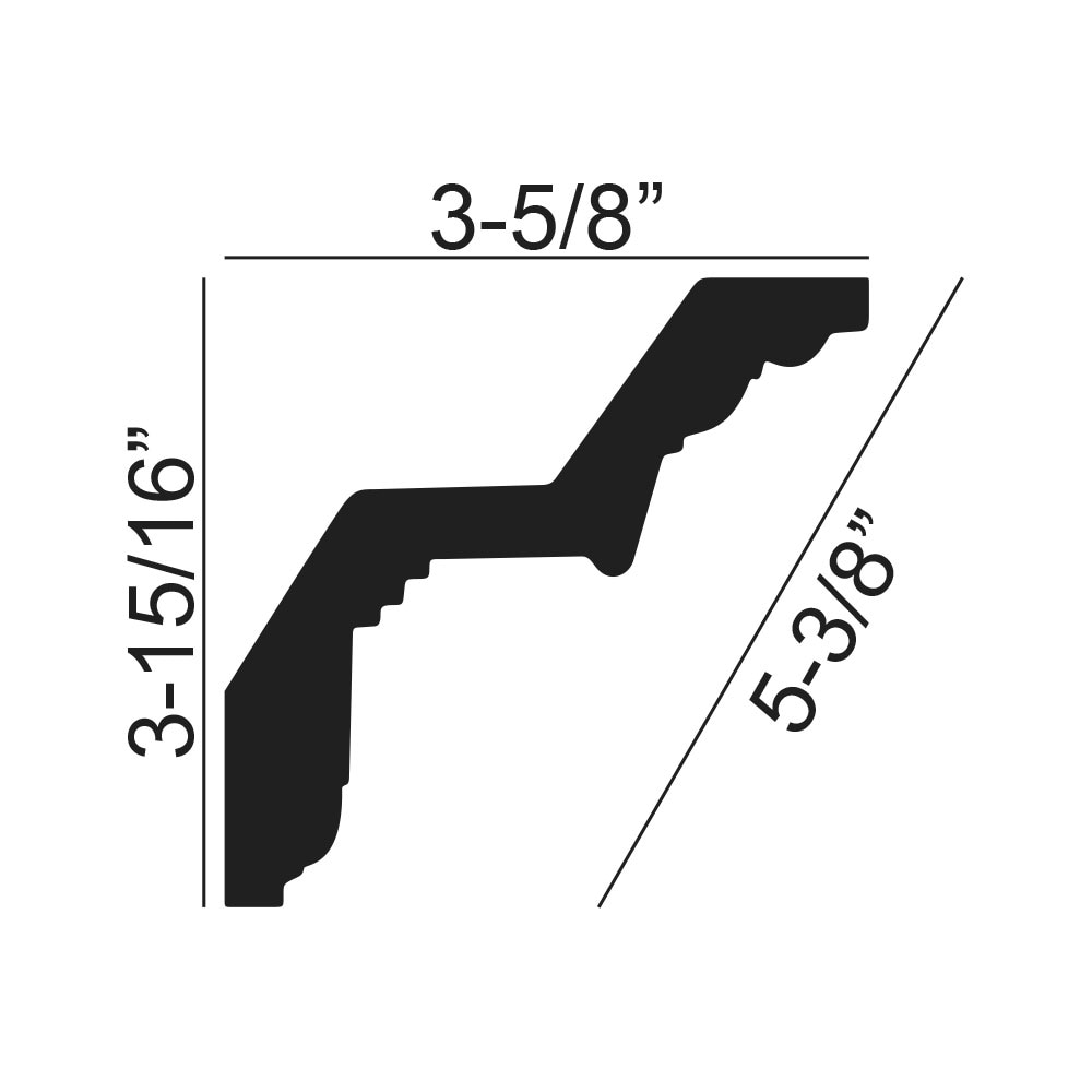 Architectural Products by Outwater 3P5.37.00710 Crown-Moulding - View #2