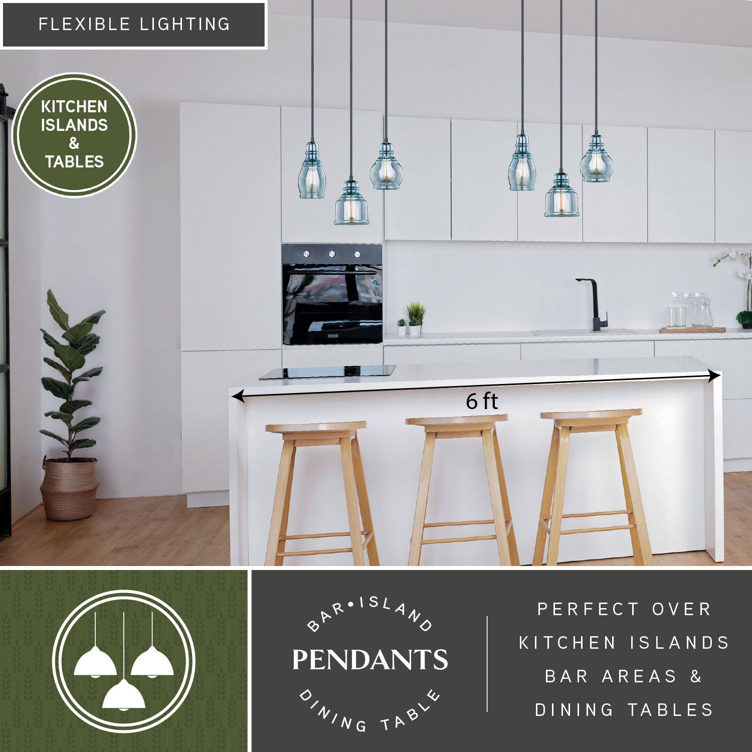 Cascadia P0249 Pendant-Lights - View #2