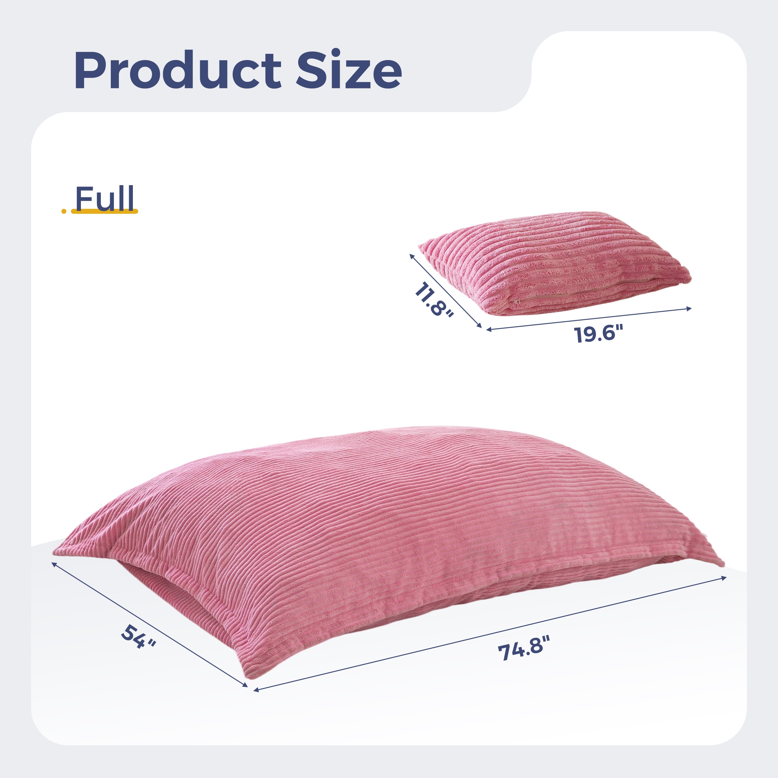MAXYOYO MA101PINKFULL Bean-Bag-Chairs - View #2