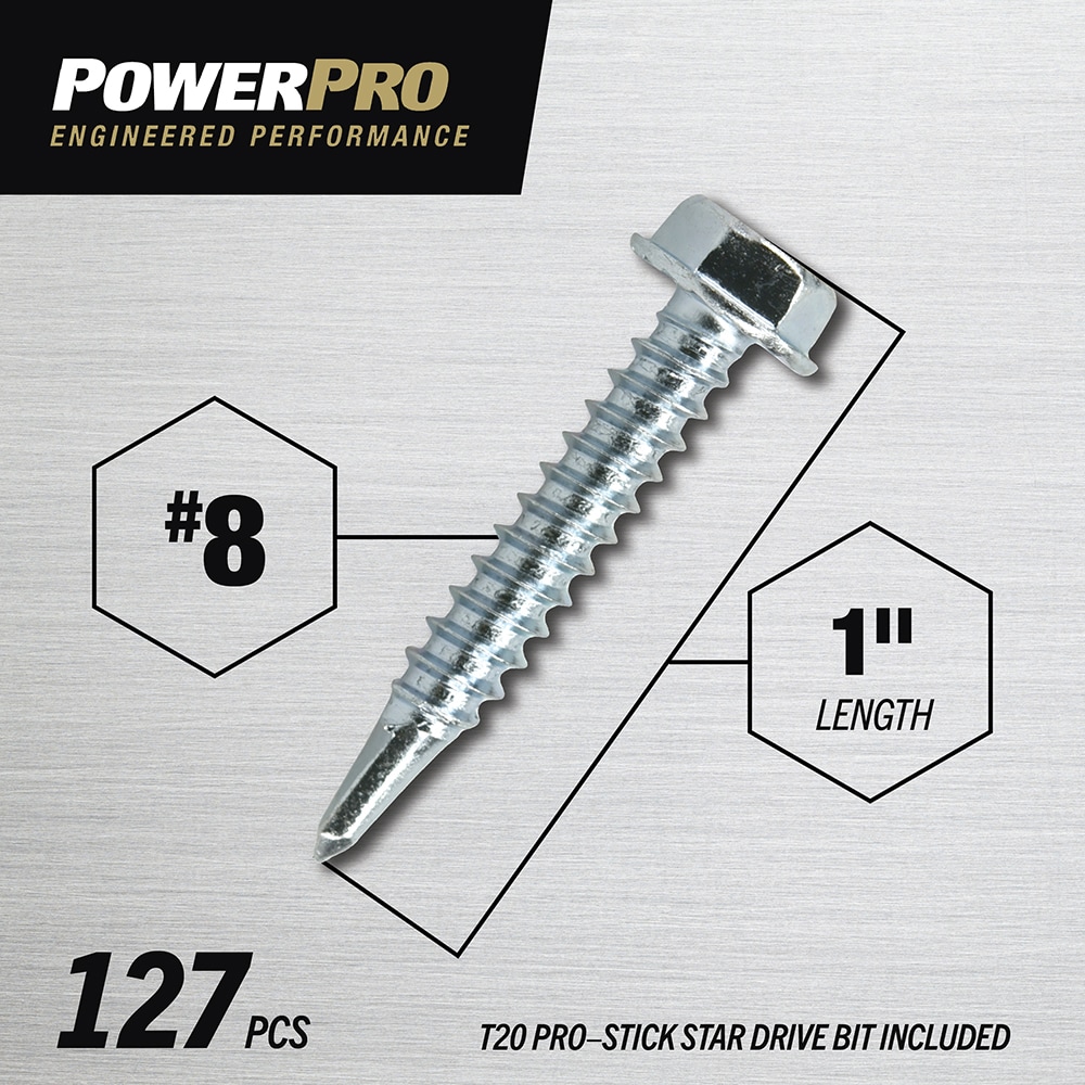 Power Pro 116121 Cement-Board-Screws - View #3