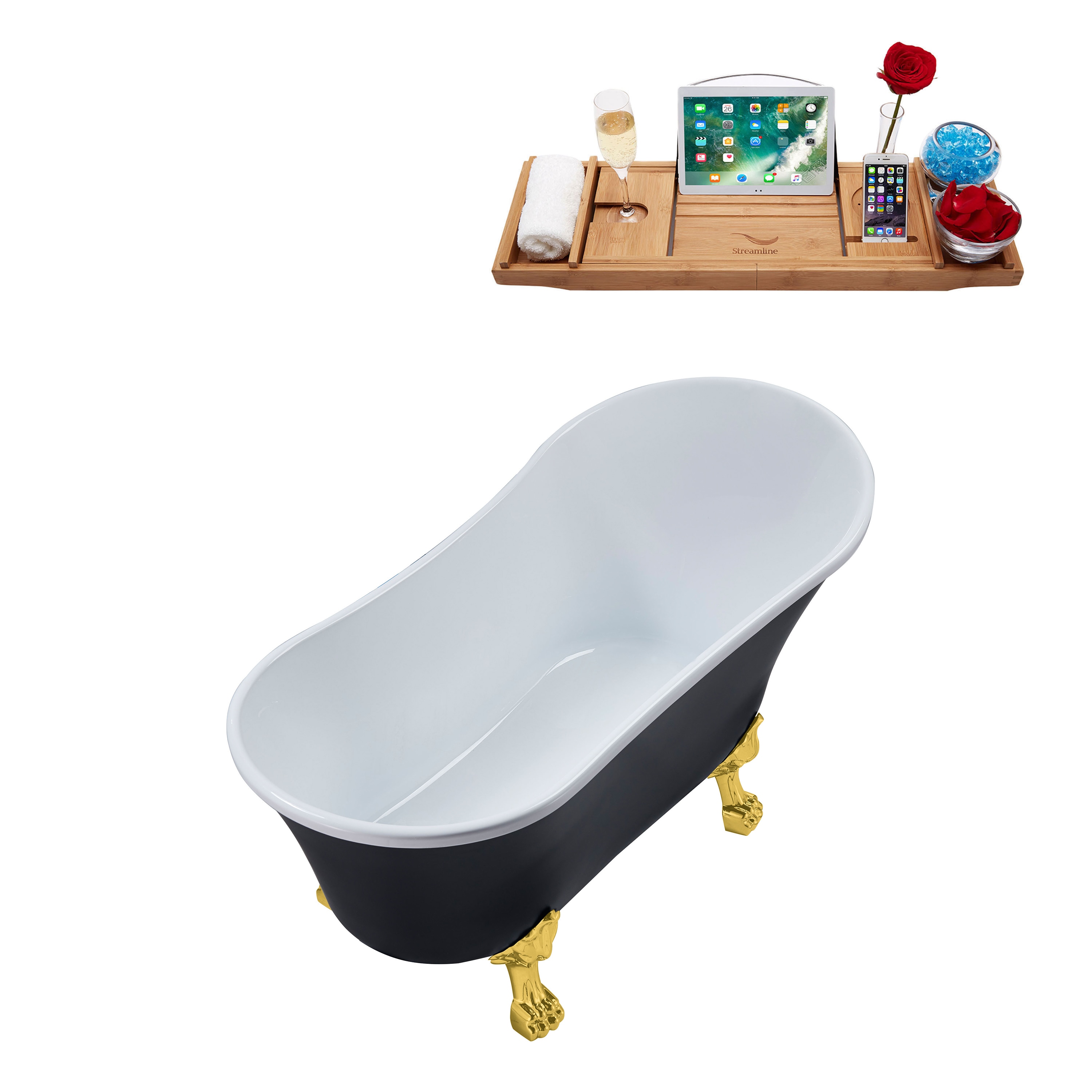 Streamline N367GLD-IN-GLD bathtubs - View #3