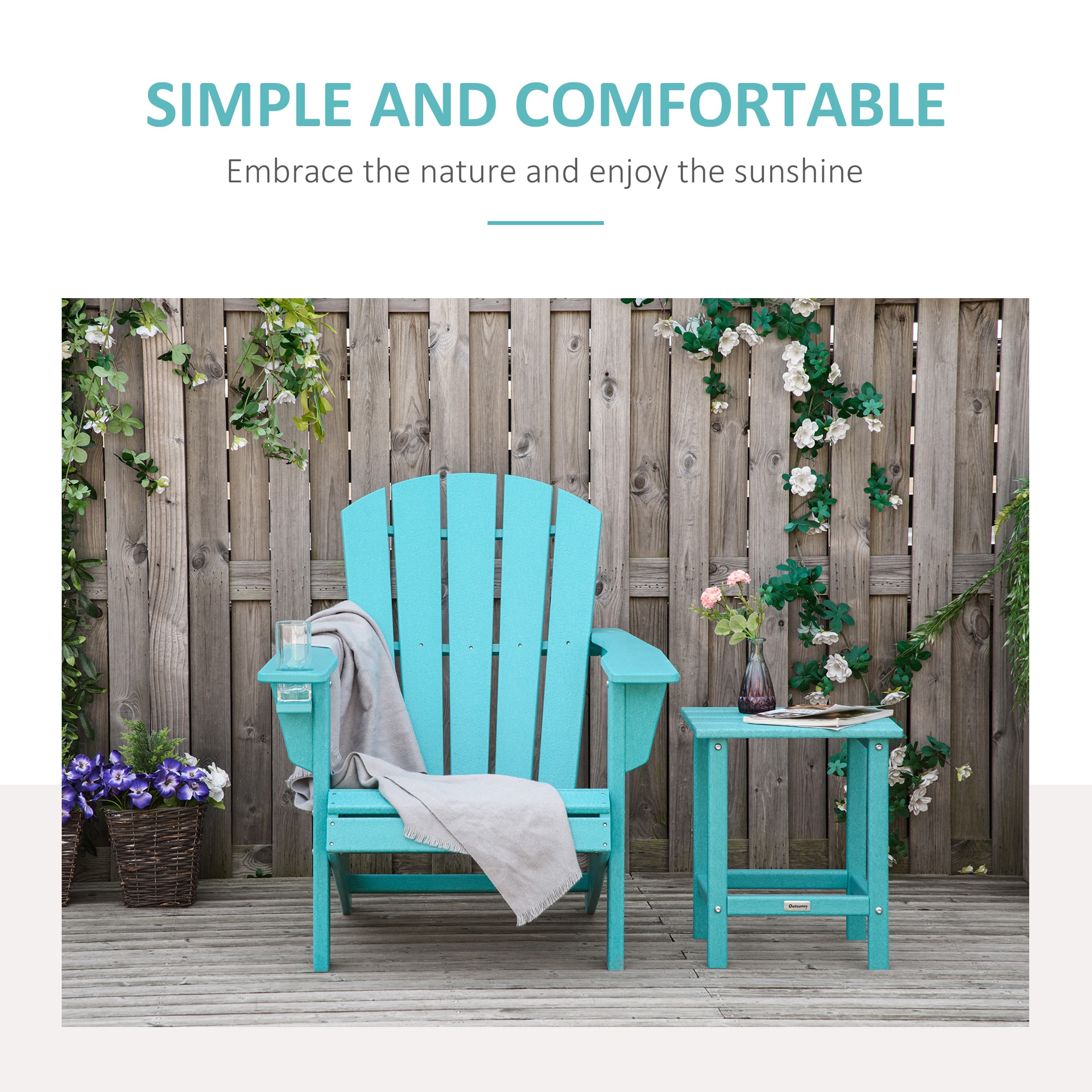 Forclover HYFC-0954GR Patio-Chairs - View #2