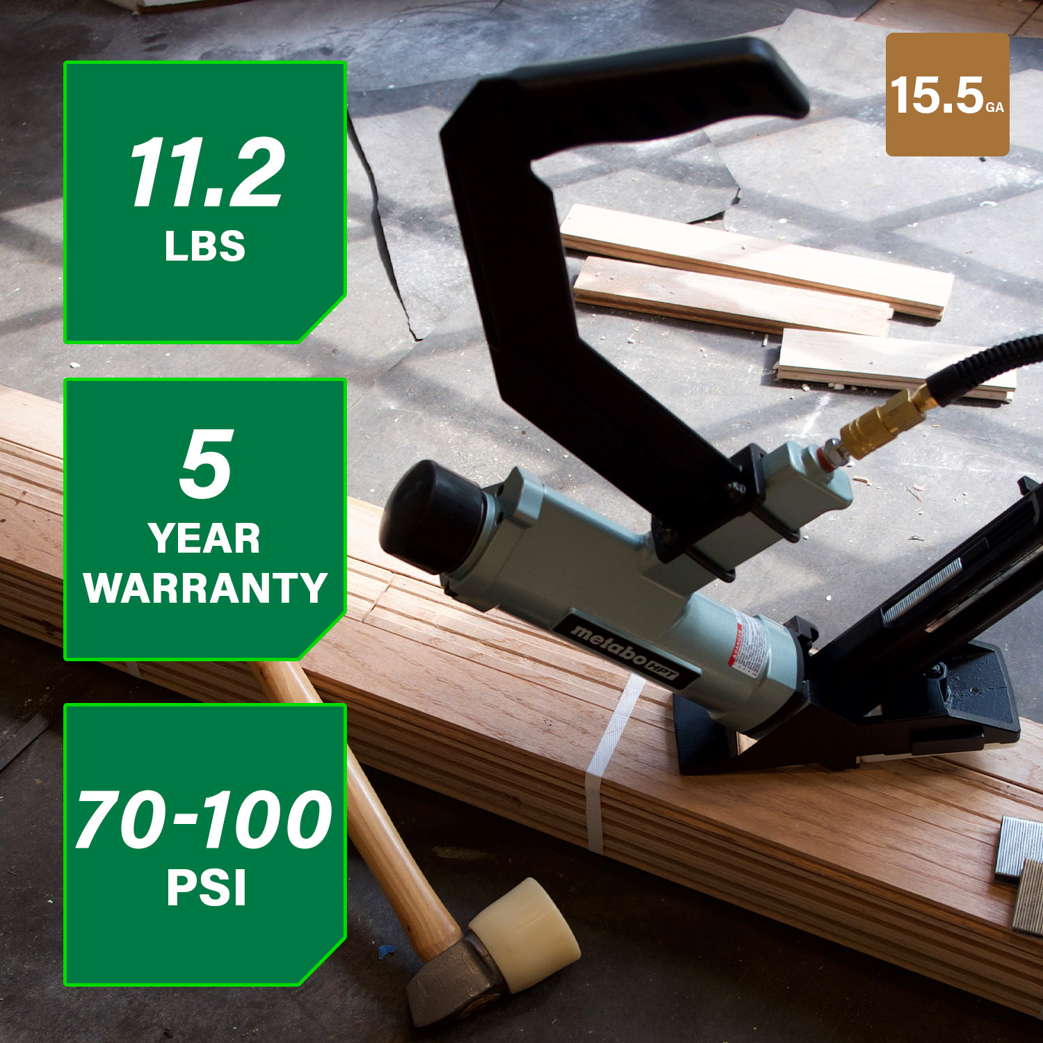 Metabo HPT N5010ABM Pneumatic-Staplers - View #2
