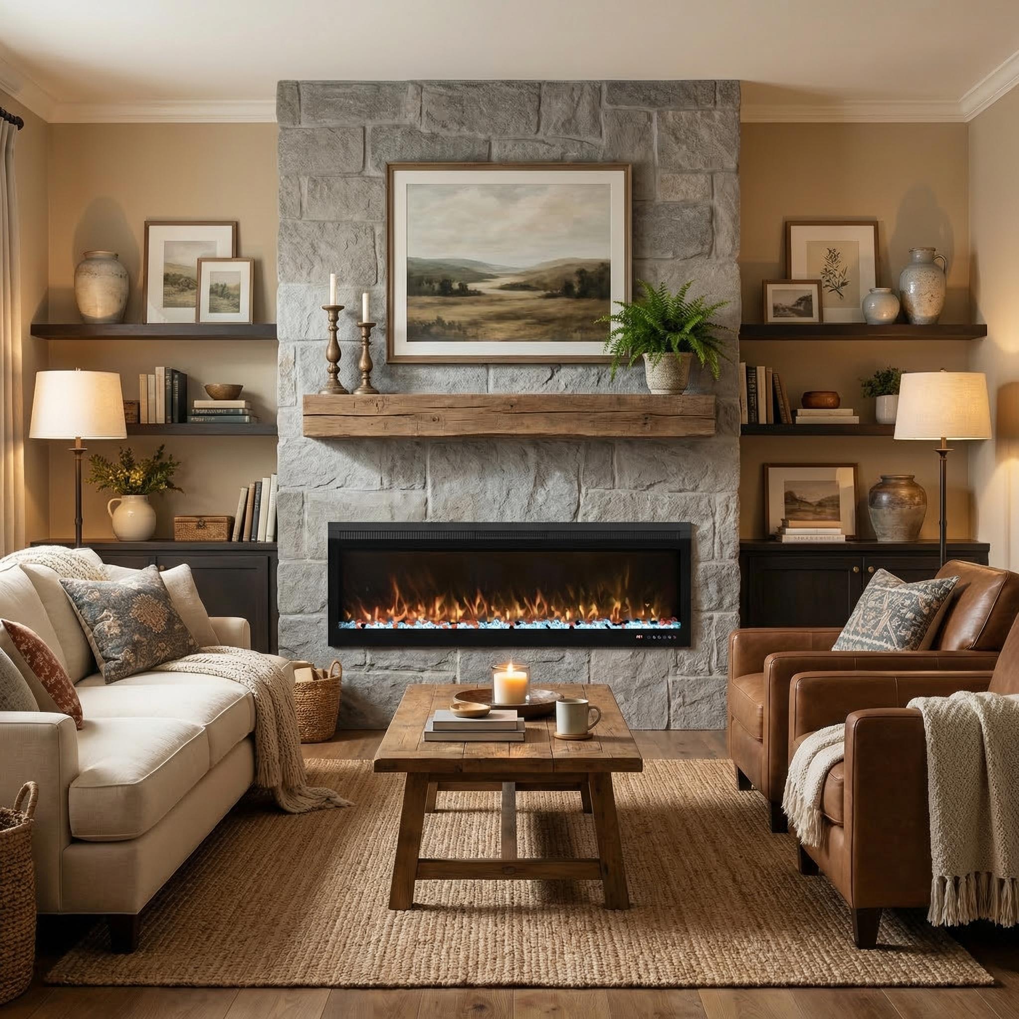 Clihome CL-W60 Electric-Fireplaces - View #5