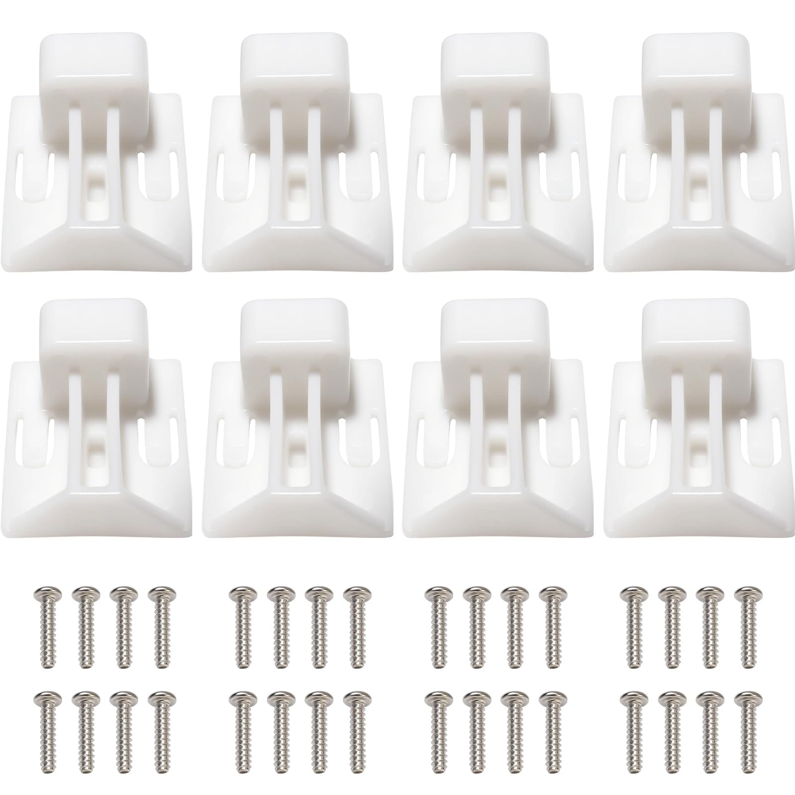 GAOLLY KHKFY Washer Dryer Pedestal Mounting Hardware Kit Fits Multiple Models Replacement for AAA30793431 AAA30793415 8 pcs White Easy Install #LKH0629X096