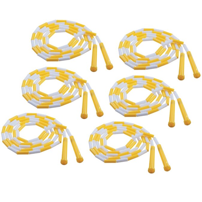 Champion Sports-Plastique segmenté Cordes Jaune /& Blanc 8 FT environ 2.44 m