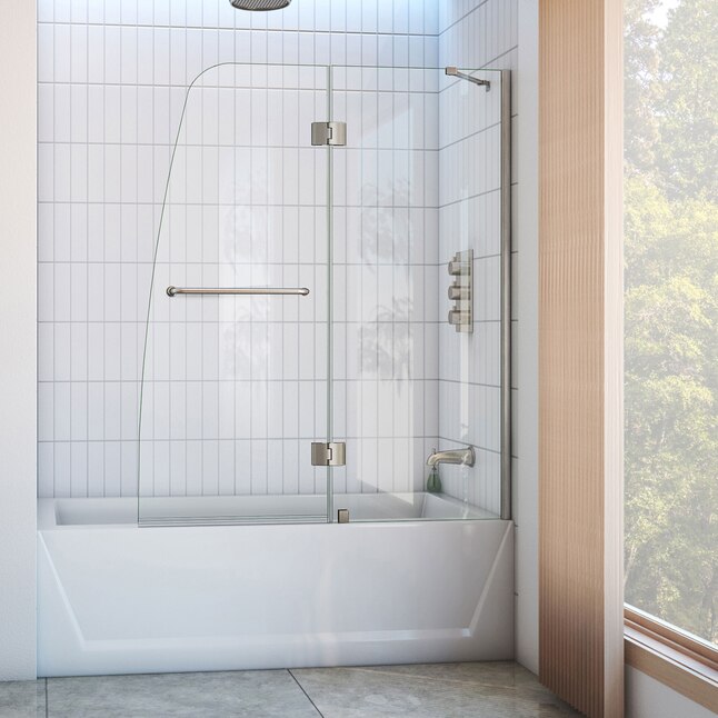 Dreamline Aqua 48 In W X 58 H, Bathtub Glass Enclosure Installation