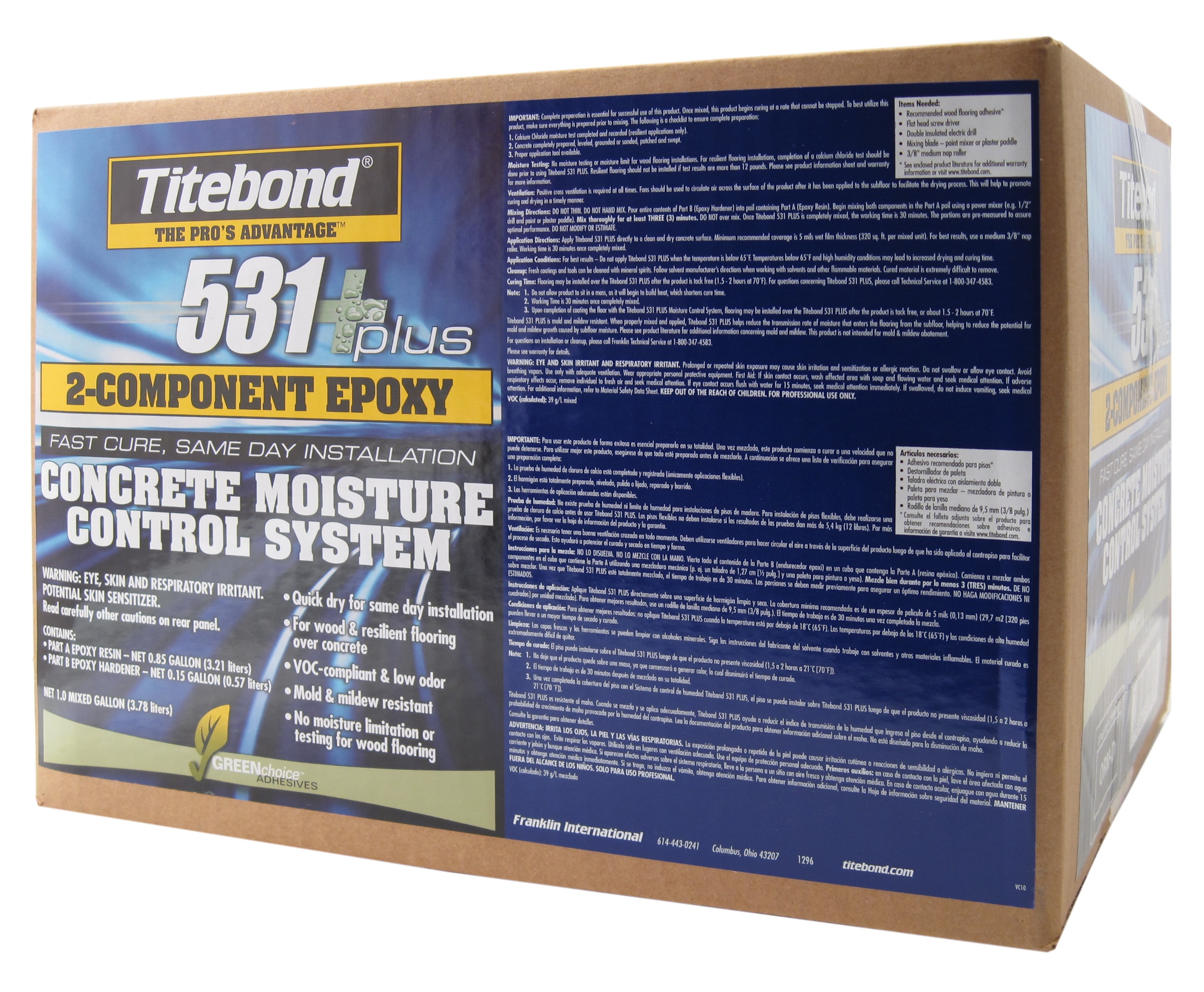 CALI 1101000200 1 Gallon(s) Liquid Indoor Waterproof Moisture control system