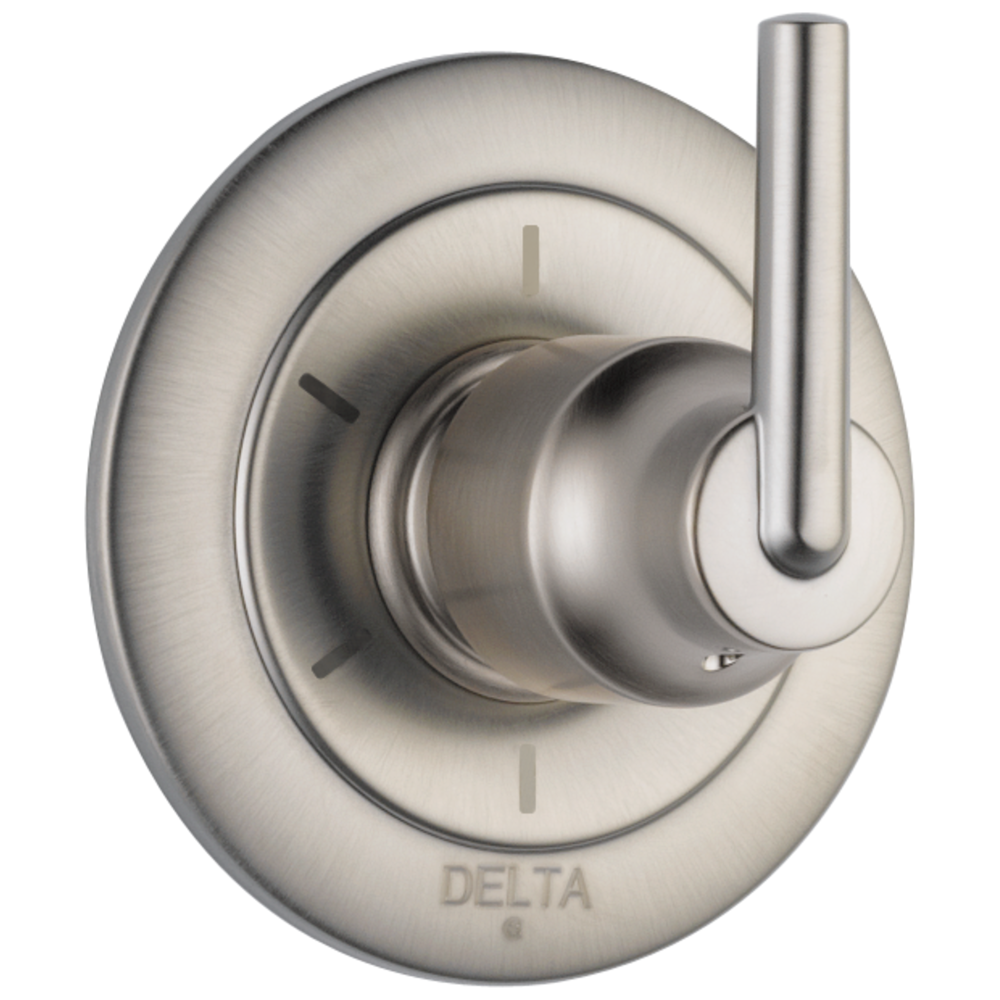 Delta T11959-SS Trinsic Stainless Steel 2.5-Inches Universal Bathtub/Shower Diverter 0.5-Inches -ID