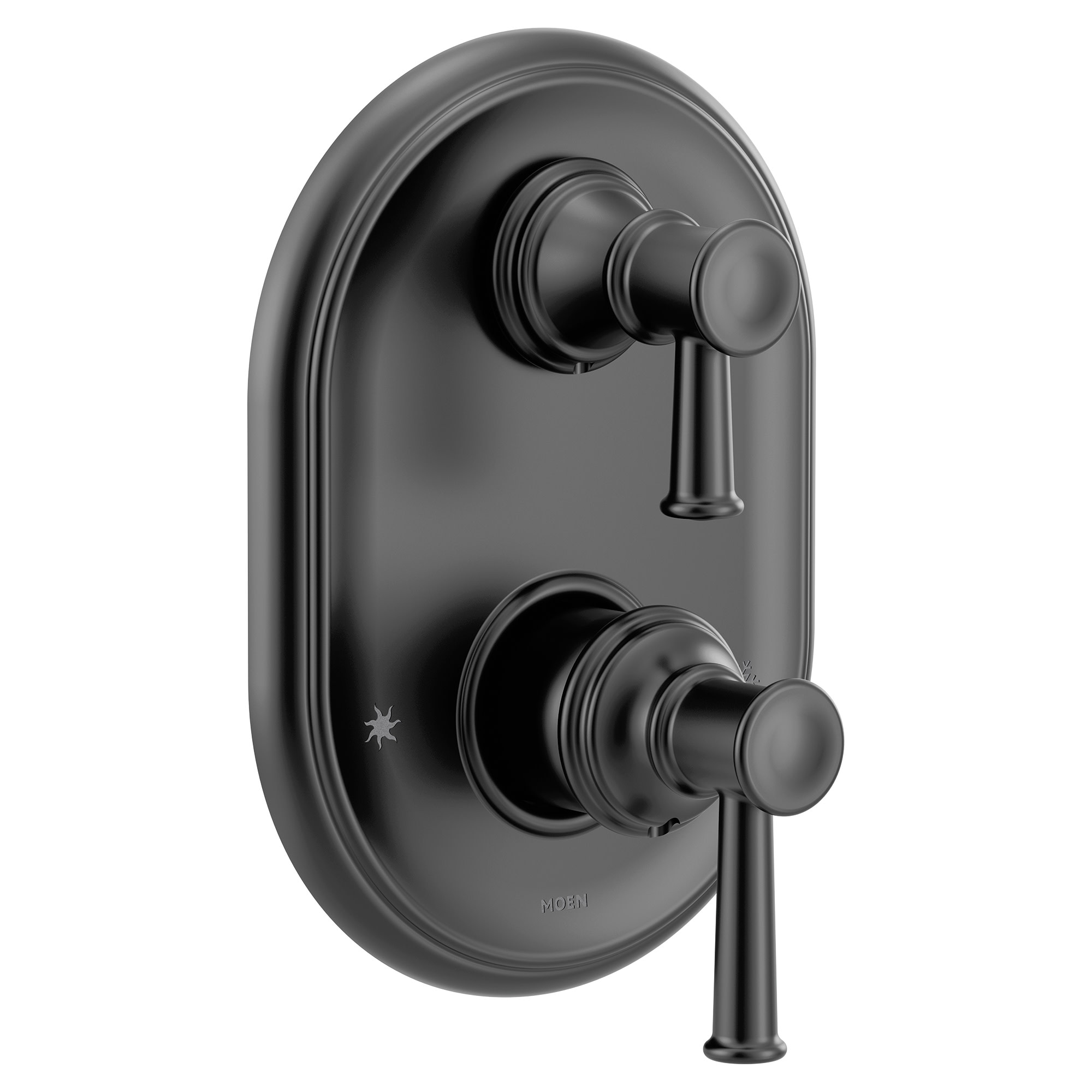 Moen UT3322BL Matte Black 2 -Handle Lever Shower Faucet Handle