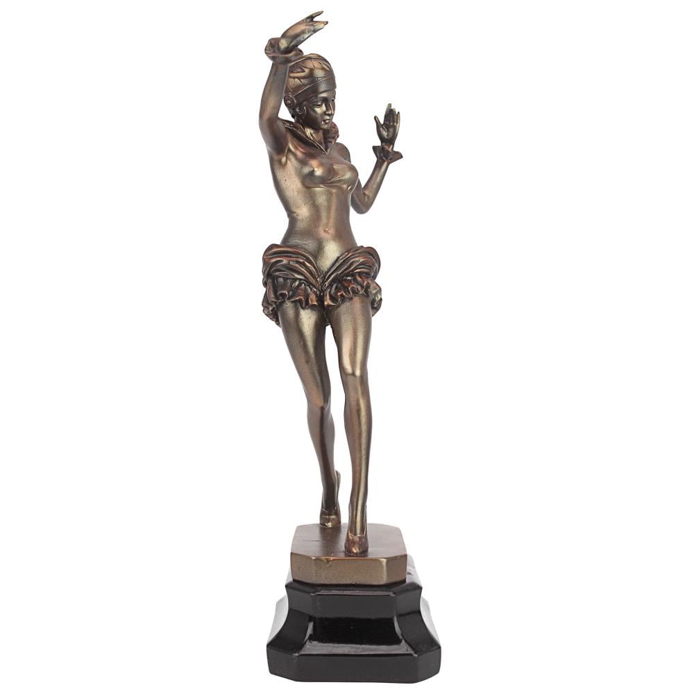 Design Toscano Art Deco Puffy Skirt Dancer Statue at Lowes.com