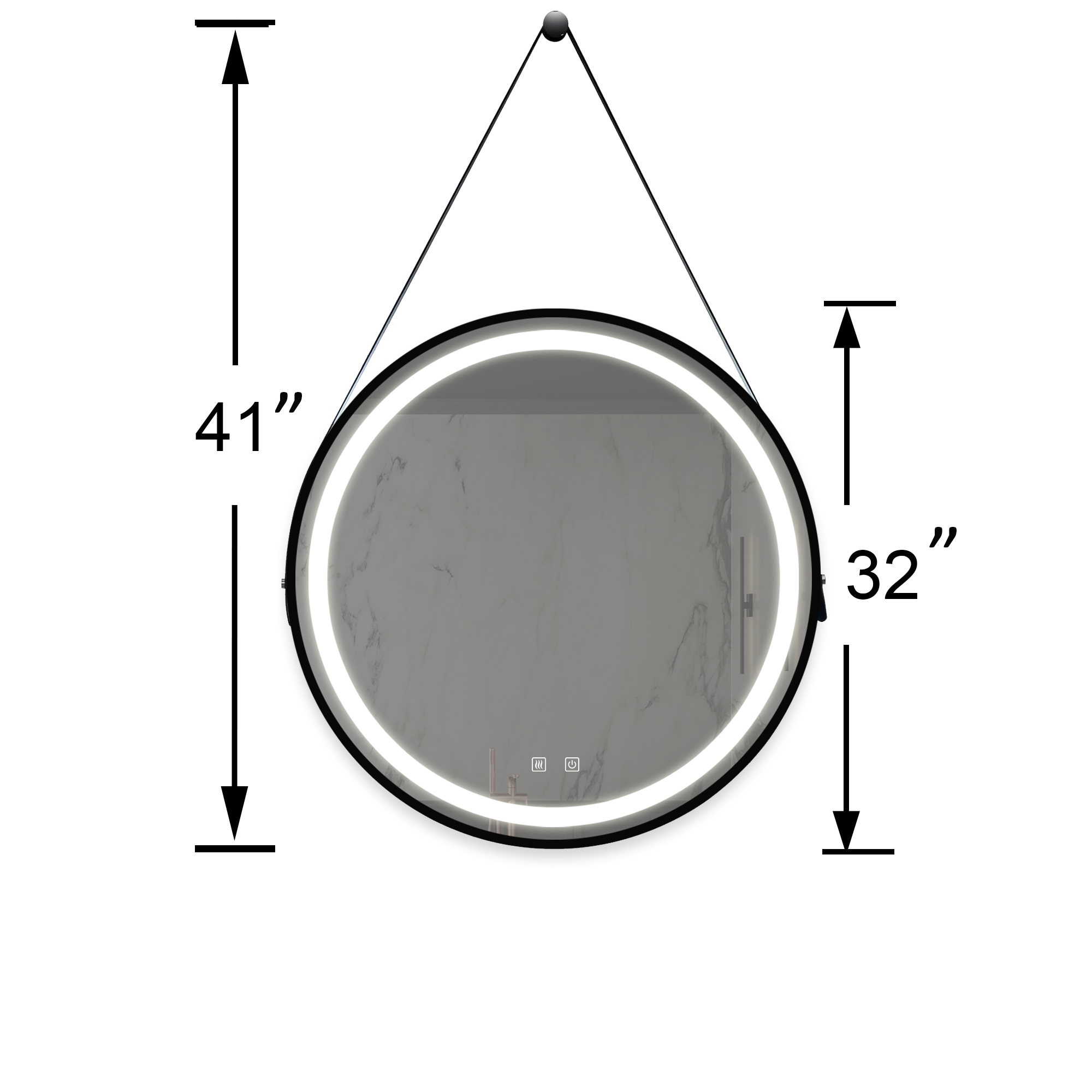 Bayfeve BF-211236-MIR Framed-Bath-Mirrors - View #4