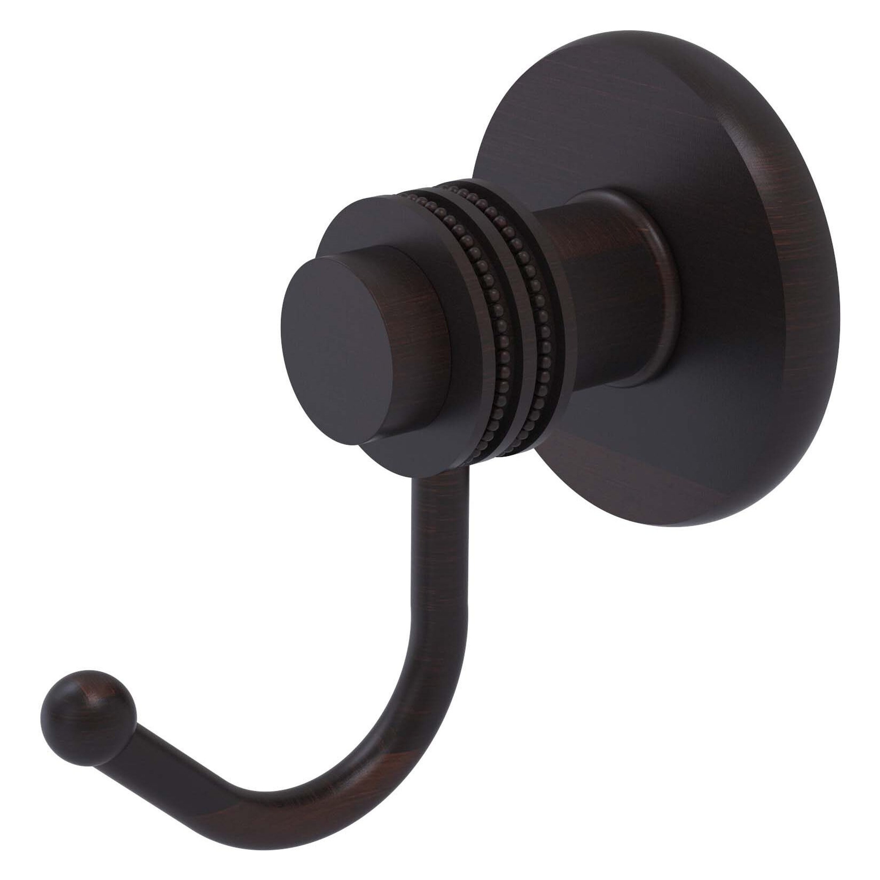 Allied Brass 920D-VB Mercury Venetian Bronze Single -Hook Wall mount Towel Hook