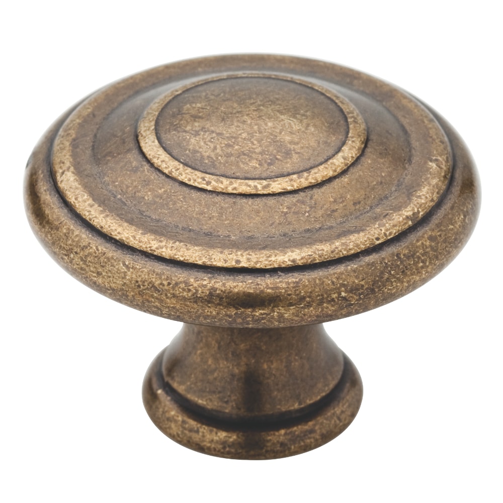 Pinecone Cabinet Knob, Antique Brass