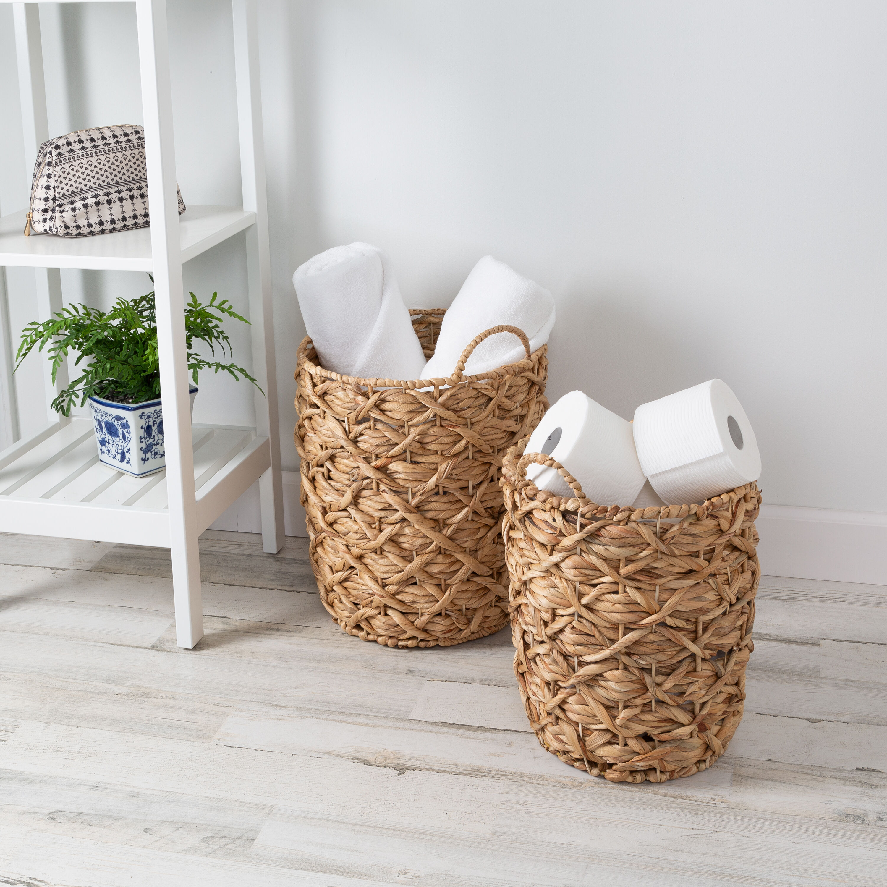 Birdrock Home XL Collapsible Laundry Basket Caddy - Natural, Brown
