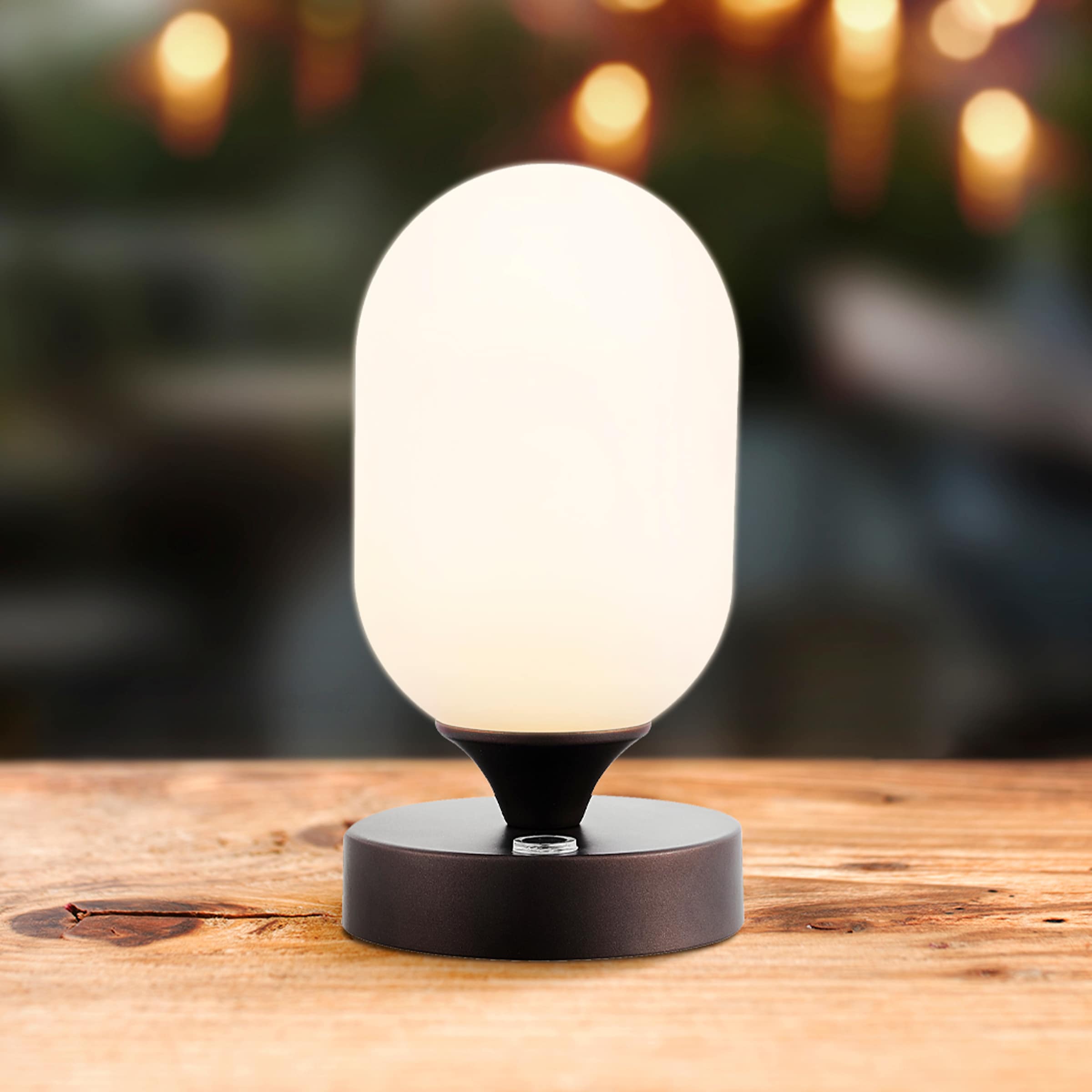 Battery Operated Lamp with Timer, Glass Cordless Lamp for Power Outage,  Decorative Small Accent Lamp…See more Battery Operated Lamp with Timer,  Glass