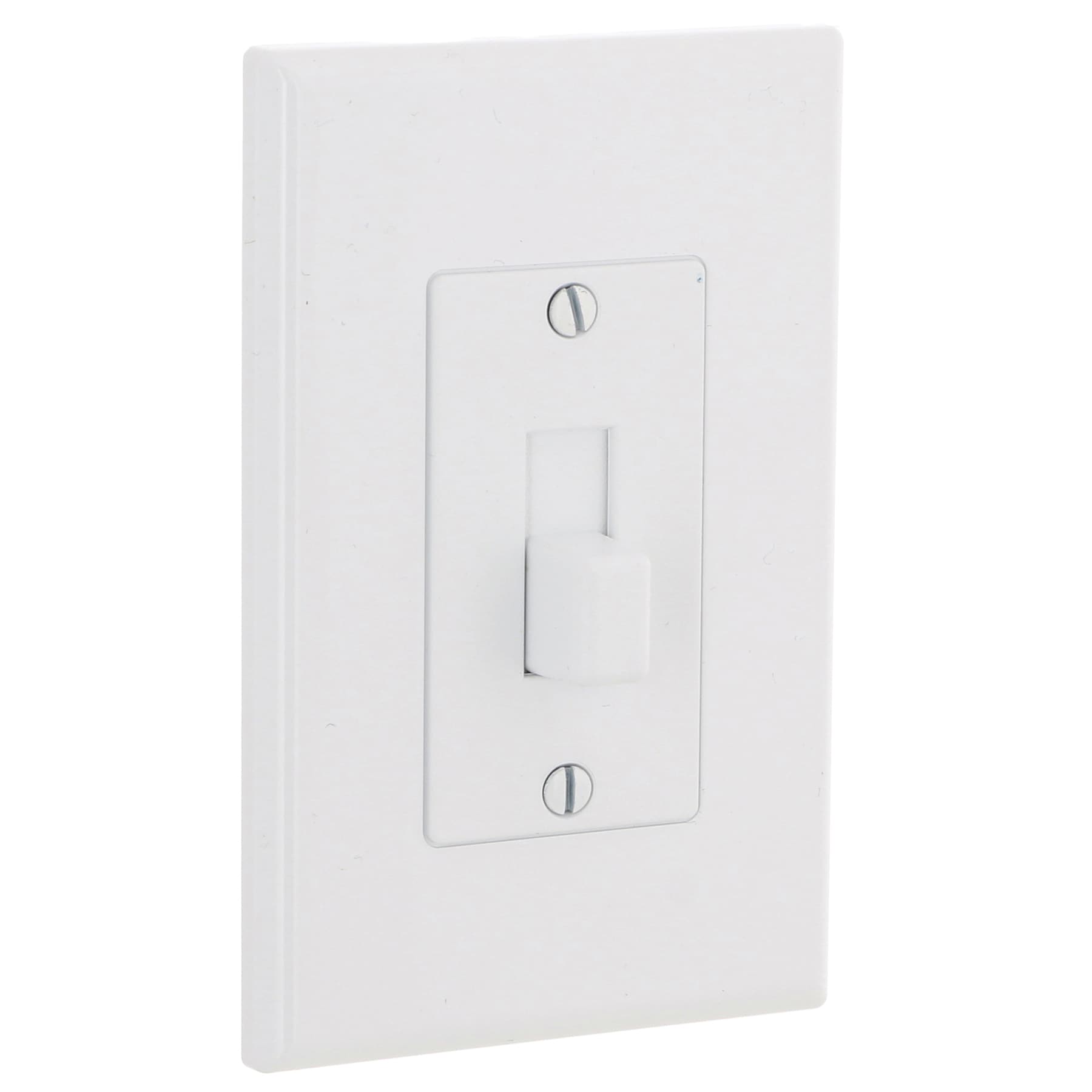 Hubbell 1 -Gang White Toggle PVC Jumbo Wall Plate