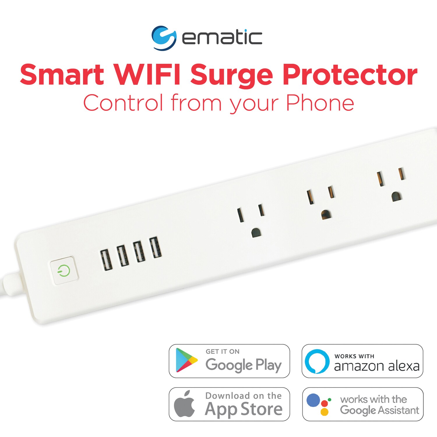 Ematic SHAGPLMSP340 Surge-Protectors - View #13