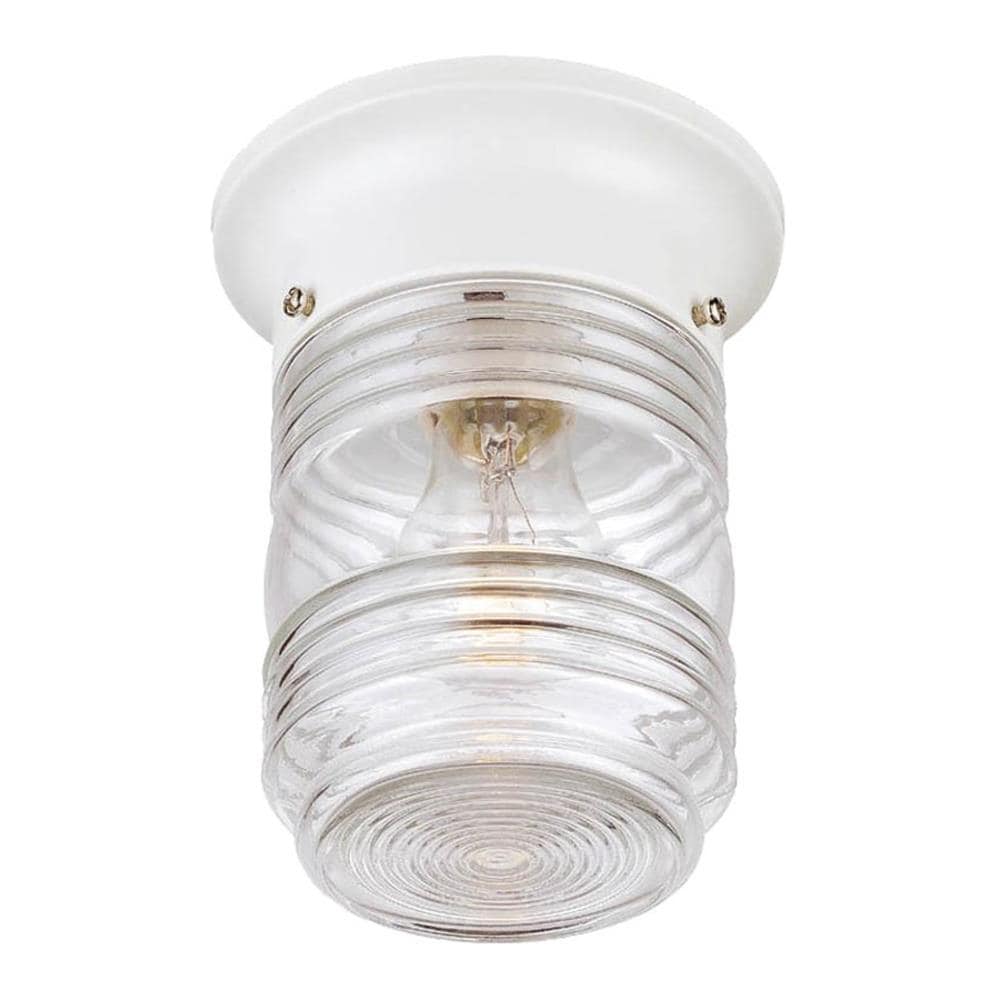 Acclaim Lighting 101WH Builder's Choice 1 -Light 4.0-in White Indoor/Outdoor