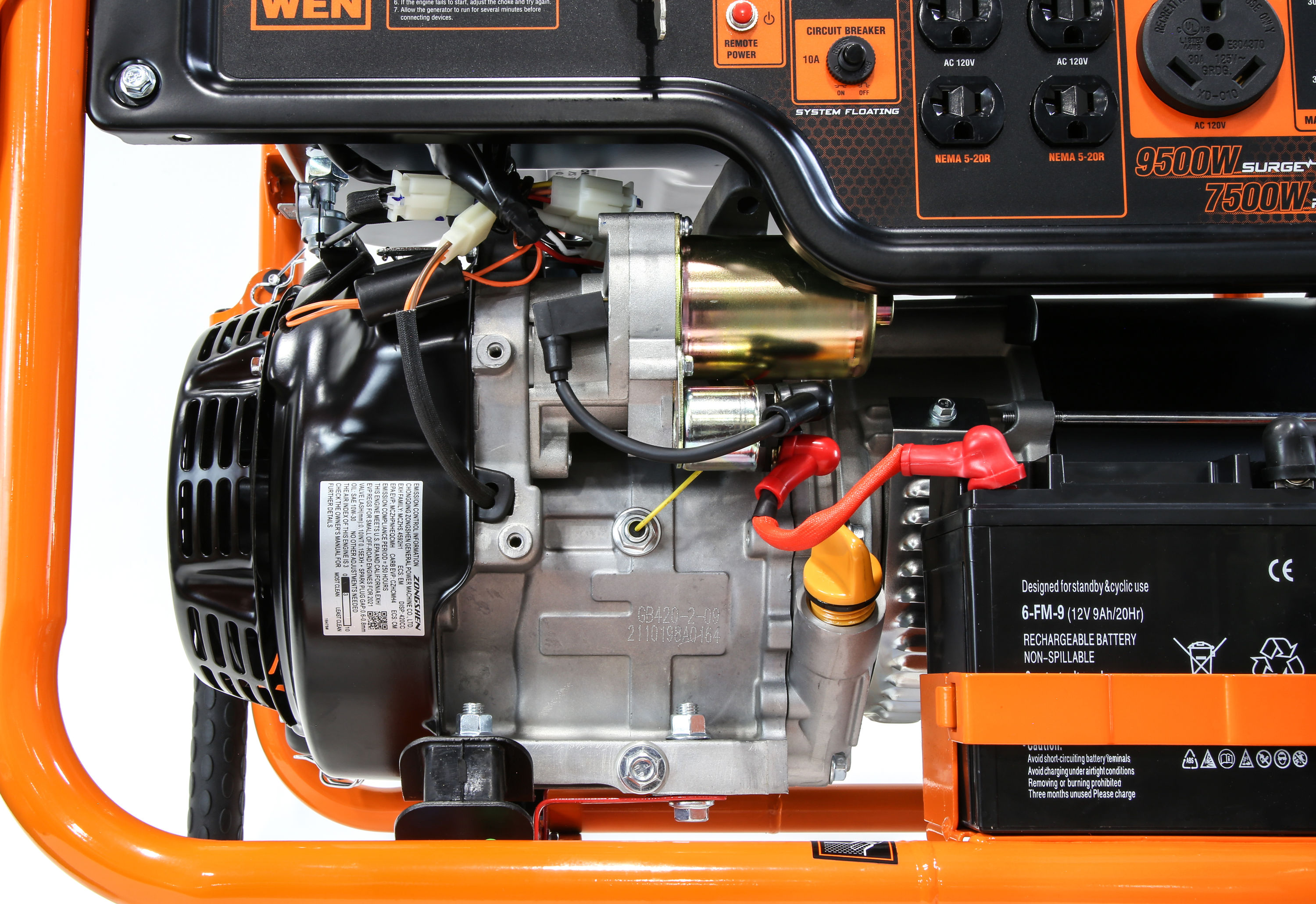 WEN GN9500X Portable-Generators - View #7