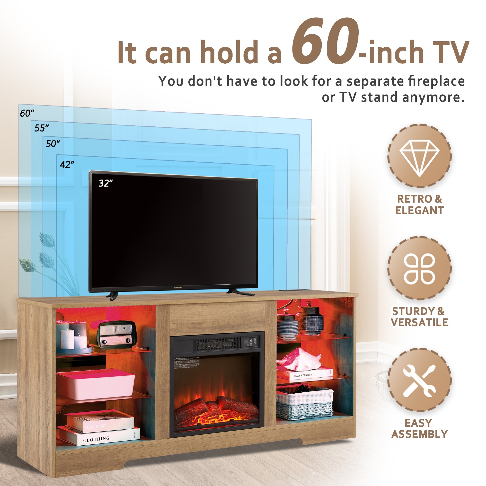 Sunrinx MG63-21-GSD Electric-Fireplaces - View #5
