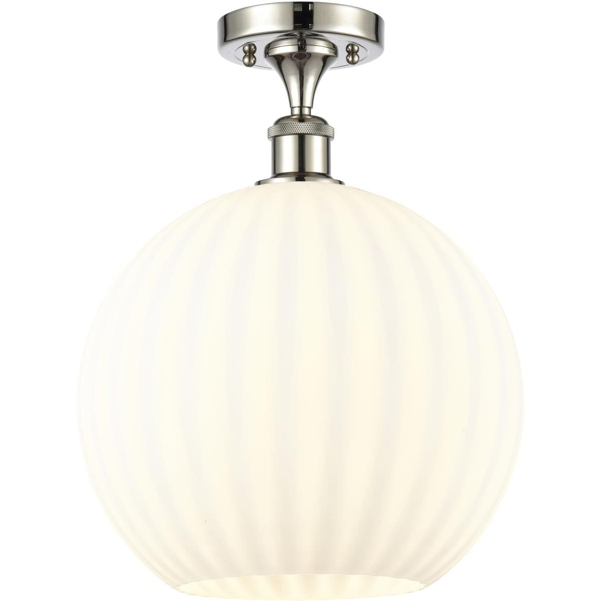 Innovations Lighting 2672455 516-1C-PN-G1217-12WV Ballston White Venetian