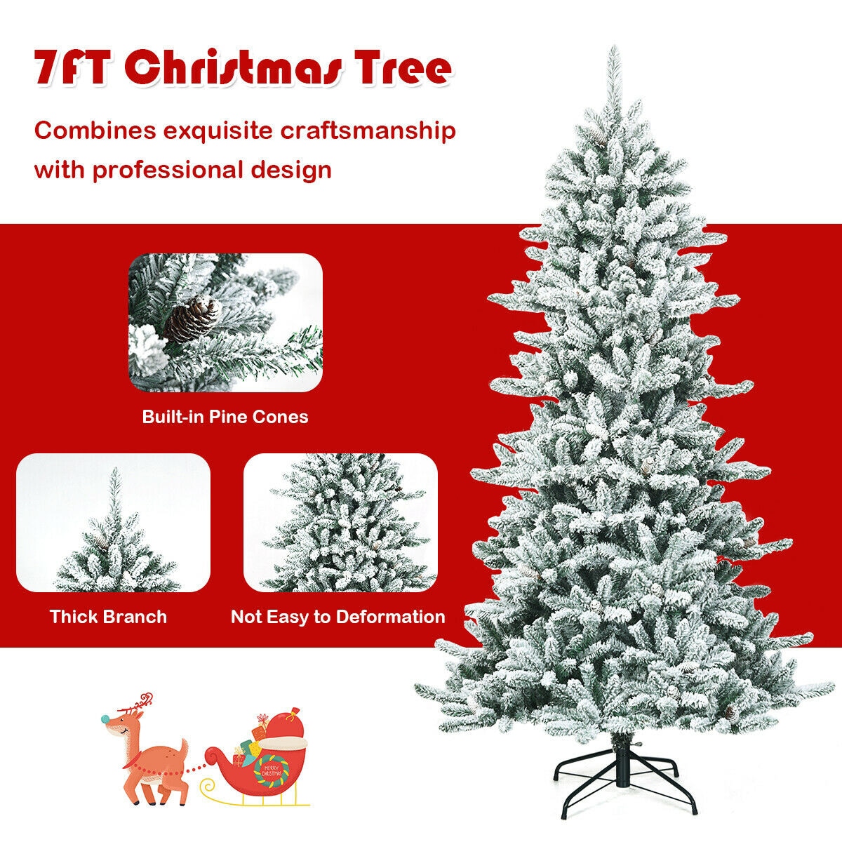 Forclover HYFW-TR806 Artificial-Christmas-Trees - View #3