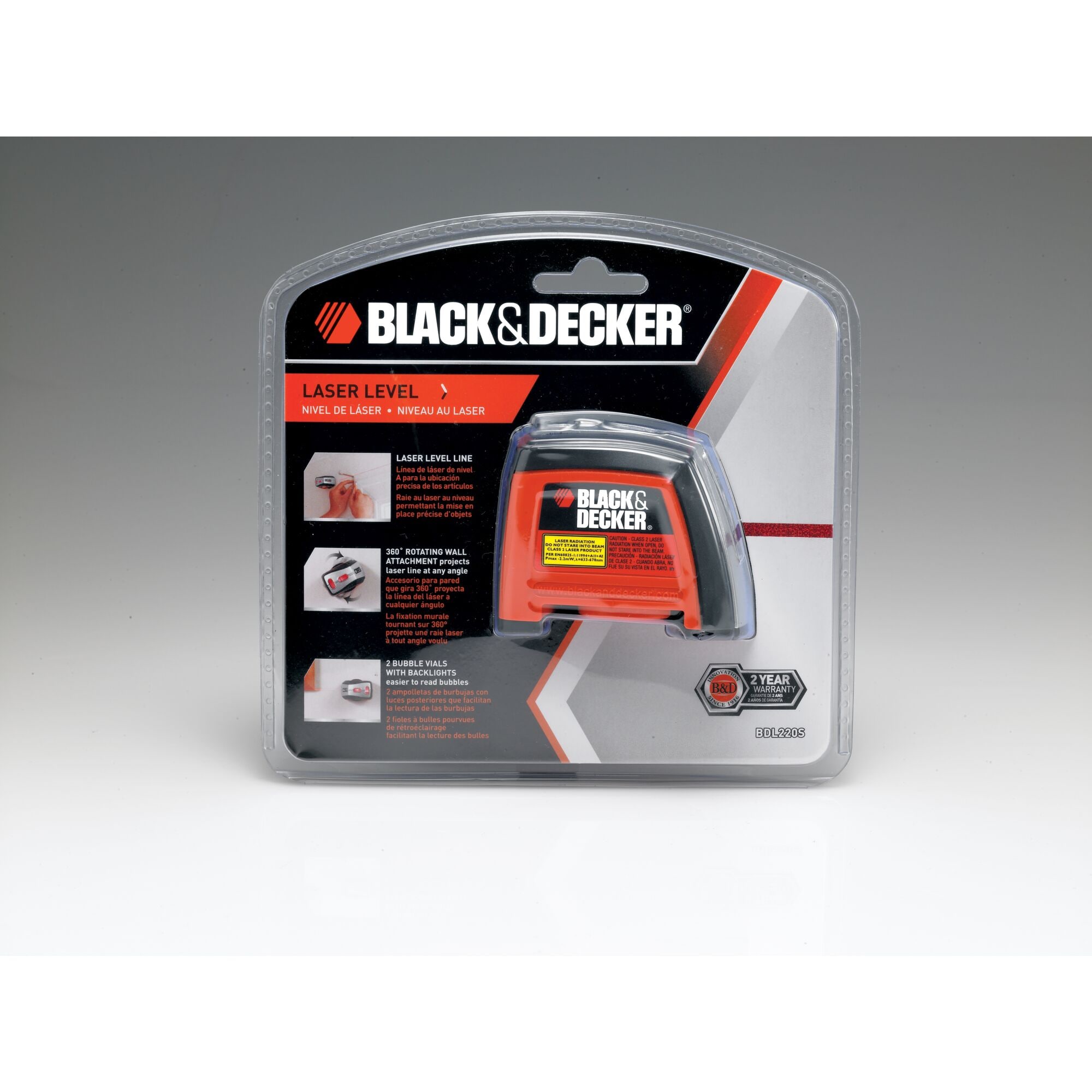 BLACK & DECKER Red 10-ft Indoor Line Generator Laser Level with Line Beam  at