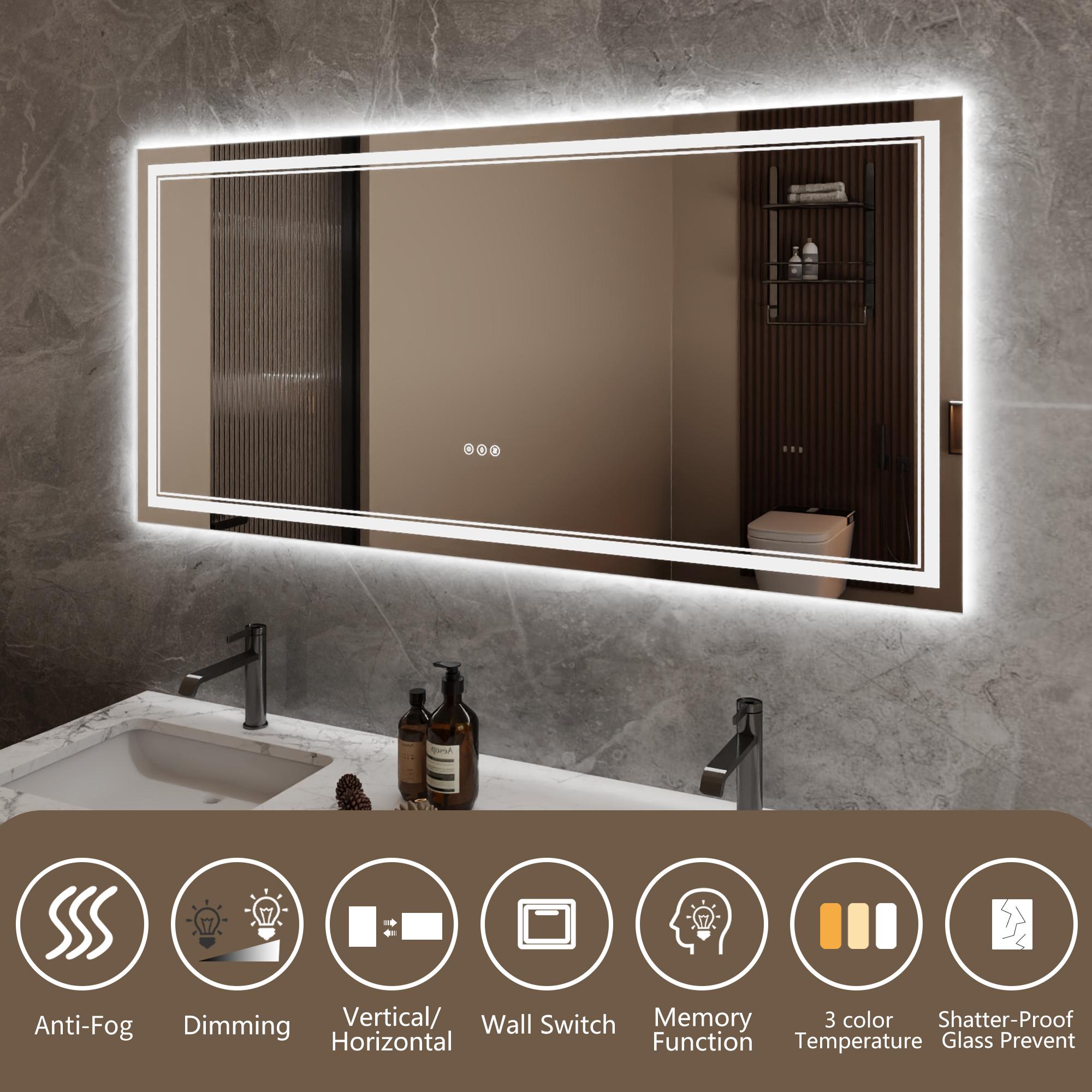 Bayfeve BFKF-3036D4-MIR Framed-Bath-Mirrors - View #7