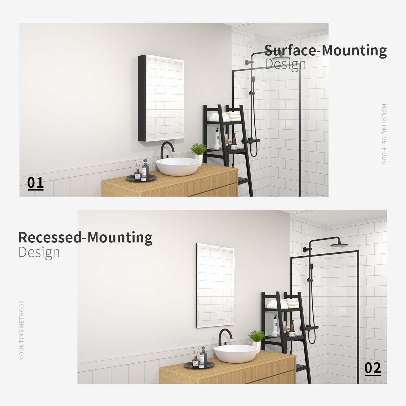 TaiMei MMC1930-BL Bathroom-Medicine-Cabinets - View #8