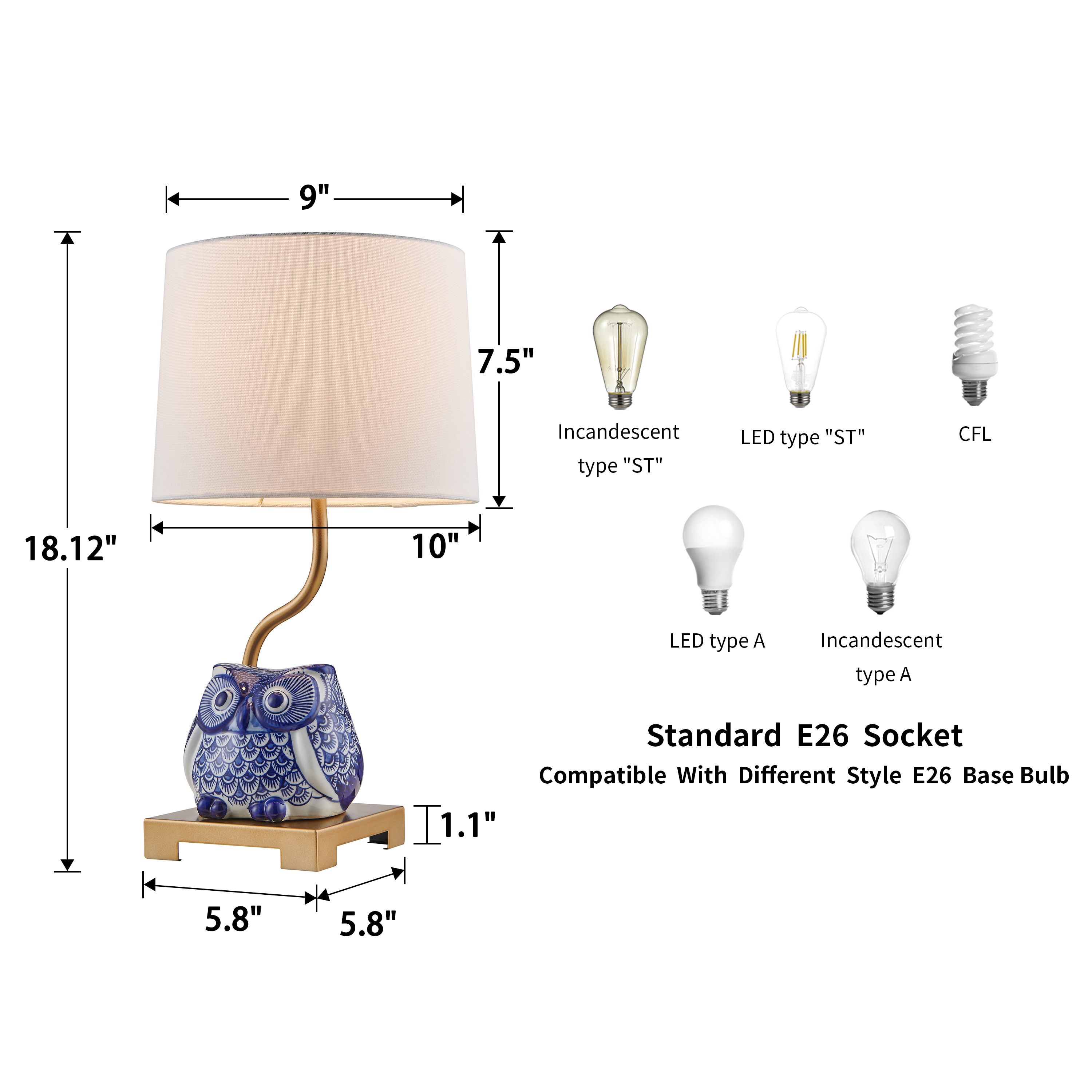 KAWOTI 21331 Table-Lamps - View #7