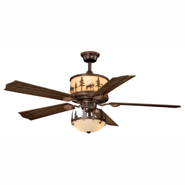 Burnished Bronze Indoor Ceiling Fan, Ceiling Fan Light Fixtures Menards
