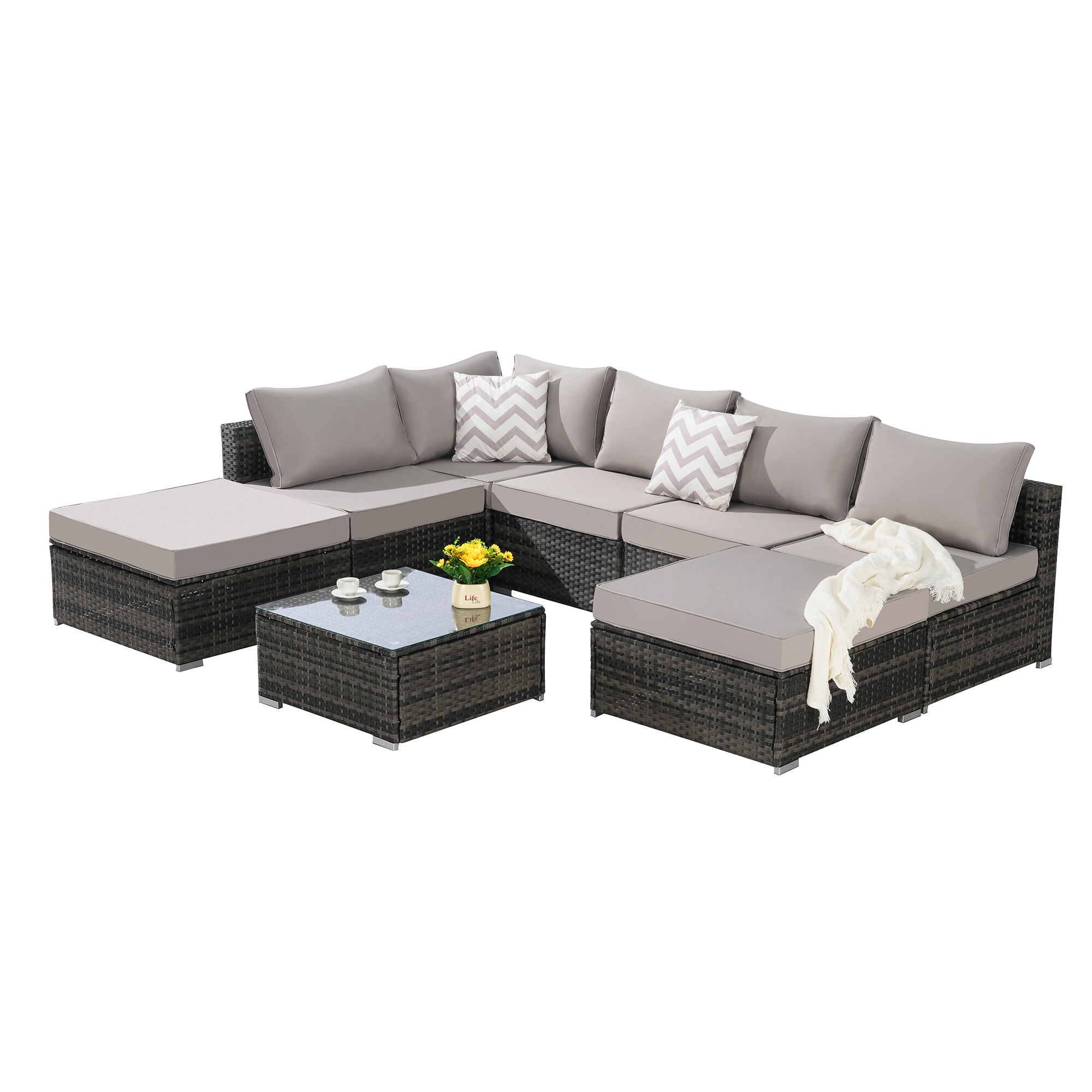 SINOFURN SYB670028BN Patio-Sofas-Daybeds - View #6