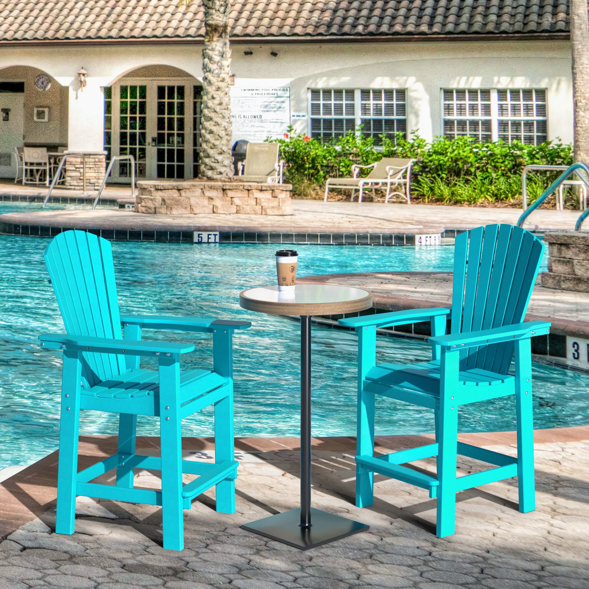 Bar height discount patio chairs lowes