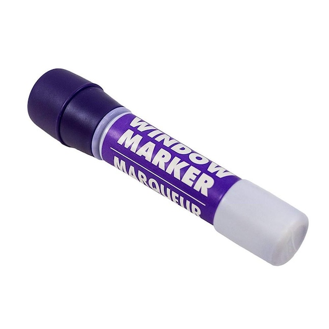JAM Paper Team Spirit Window Markers, Washable Ink for Car/Home Windows,  Purple, 2/Pack at
