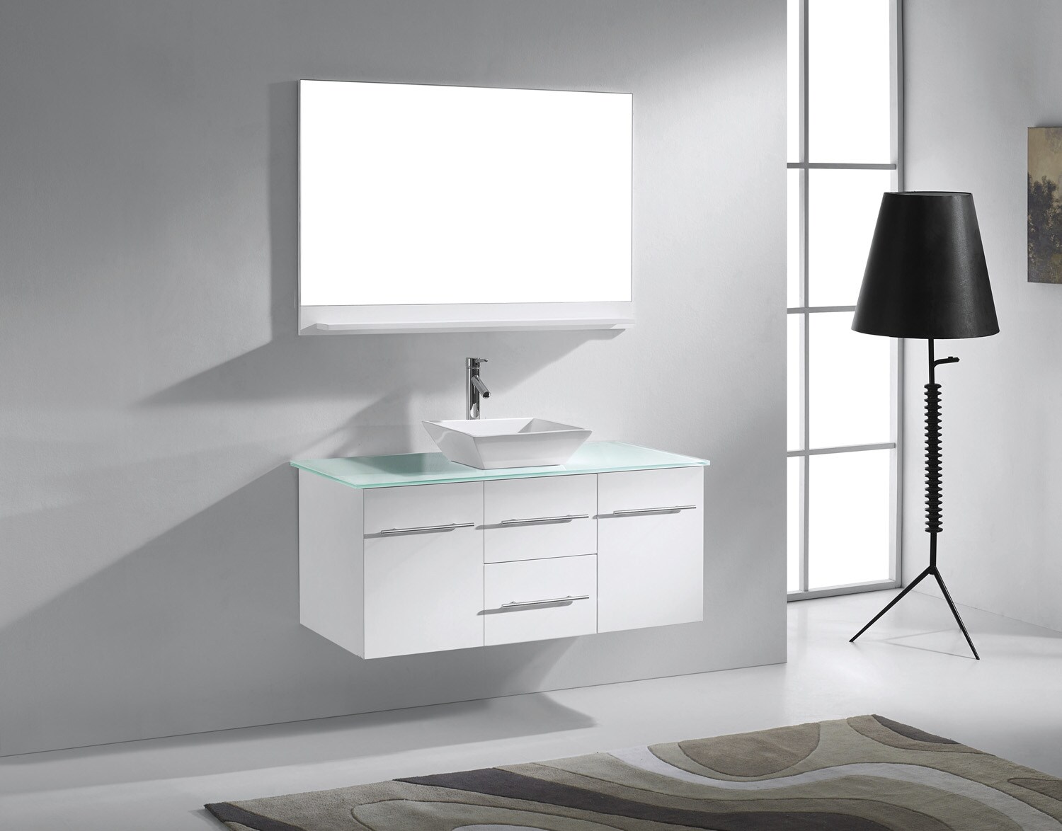 Virtu USA MS-420-G-WH-001 Bath-Vanity-Combo - View #3