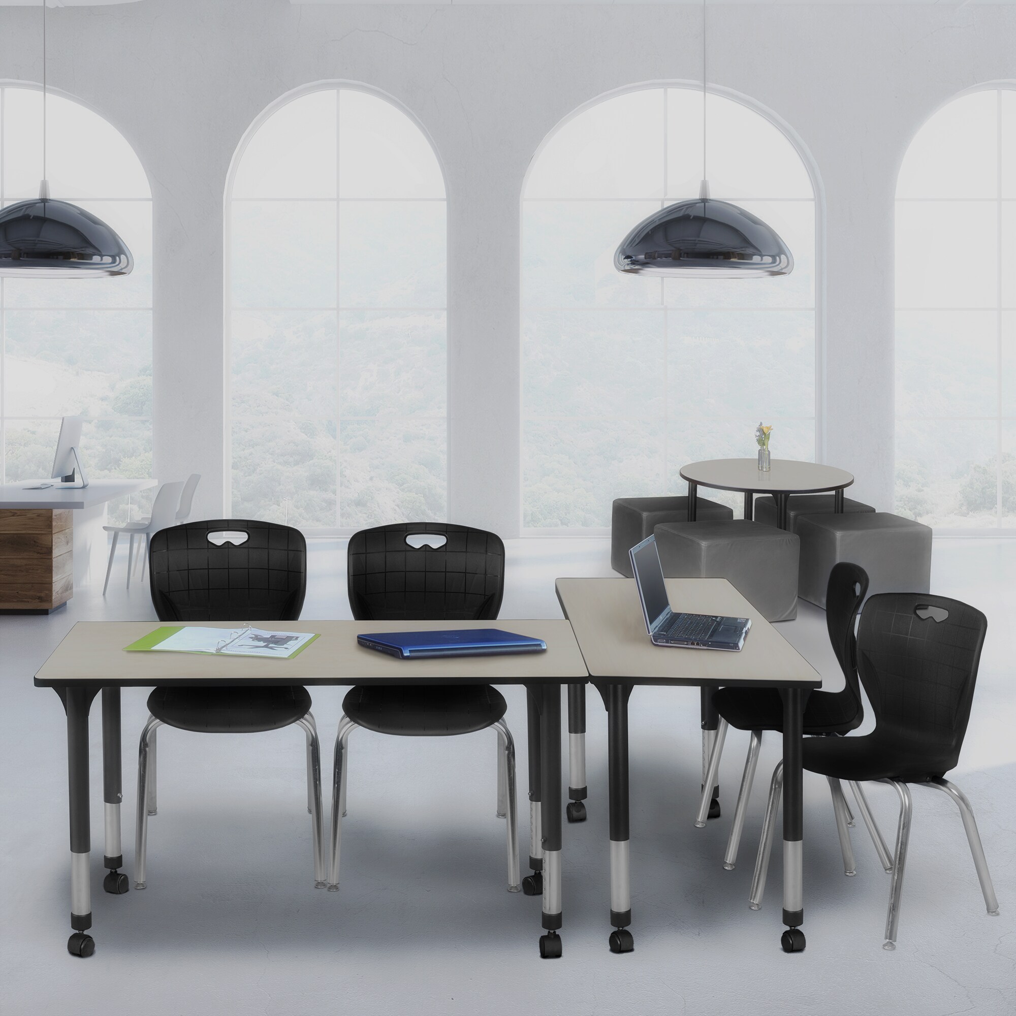 Regency MT4824PLAPCBK Office-Tables - View #6