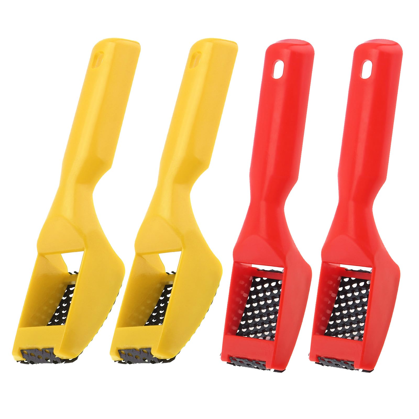 Linder Group Inc 4pcs Surform Shaver Handy Mini Hand File Set for Soft Metal Wood Plastic Foam Curved Blade Lightweight Compact Tool for DIY Projects Efficient #L3VM3QFG