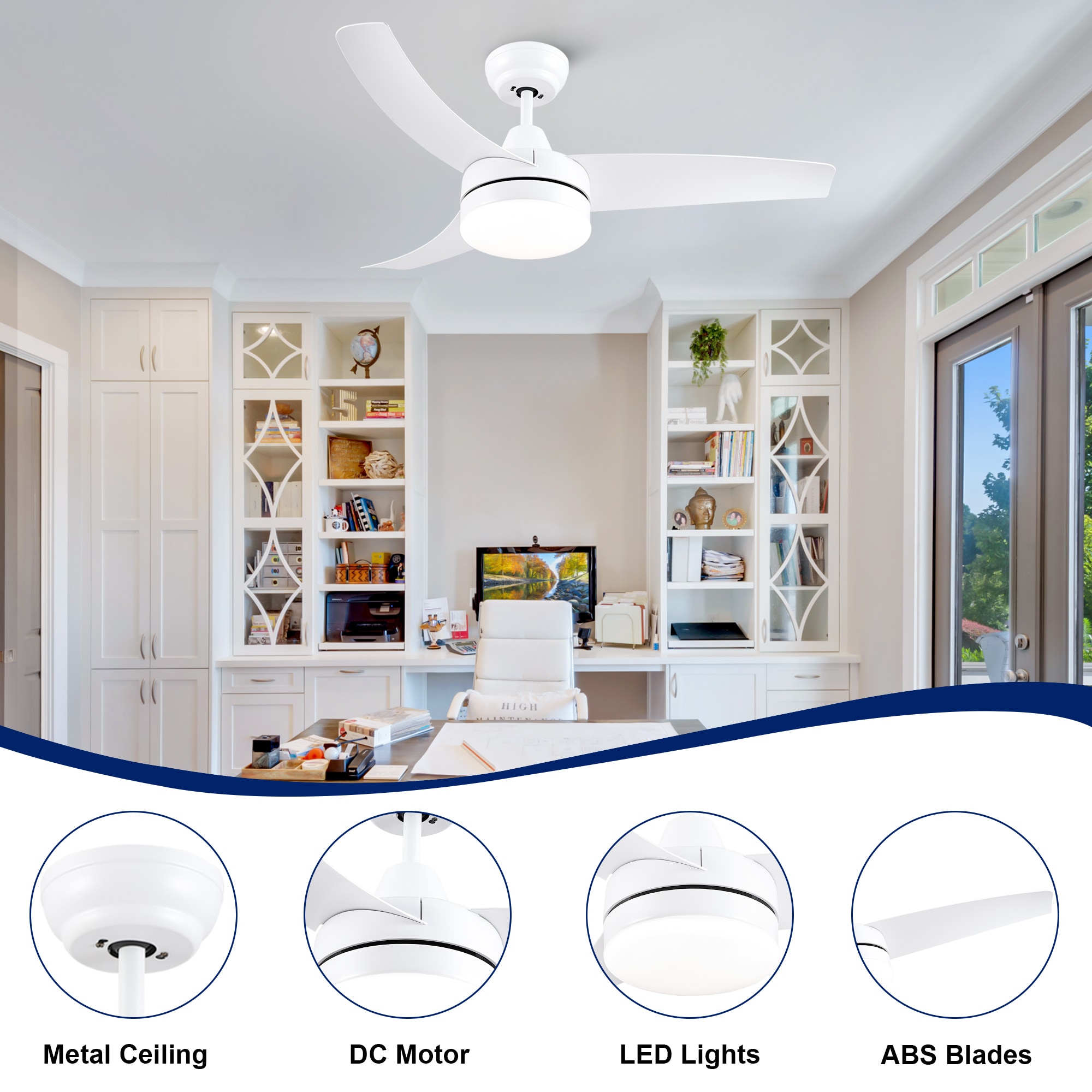 YUHAO LSDC1053WH422 Ceiling-Fans - View #4