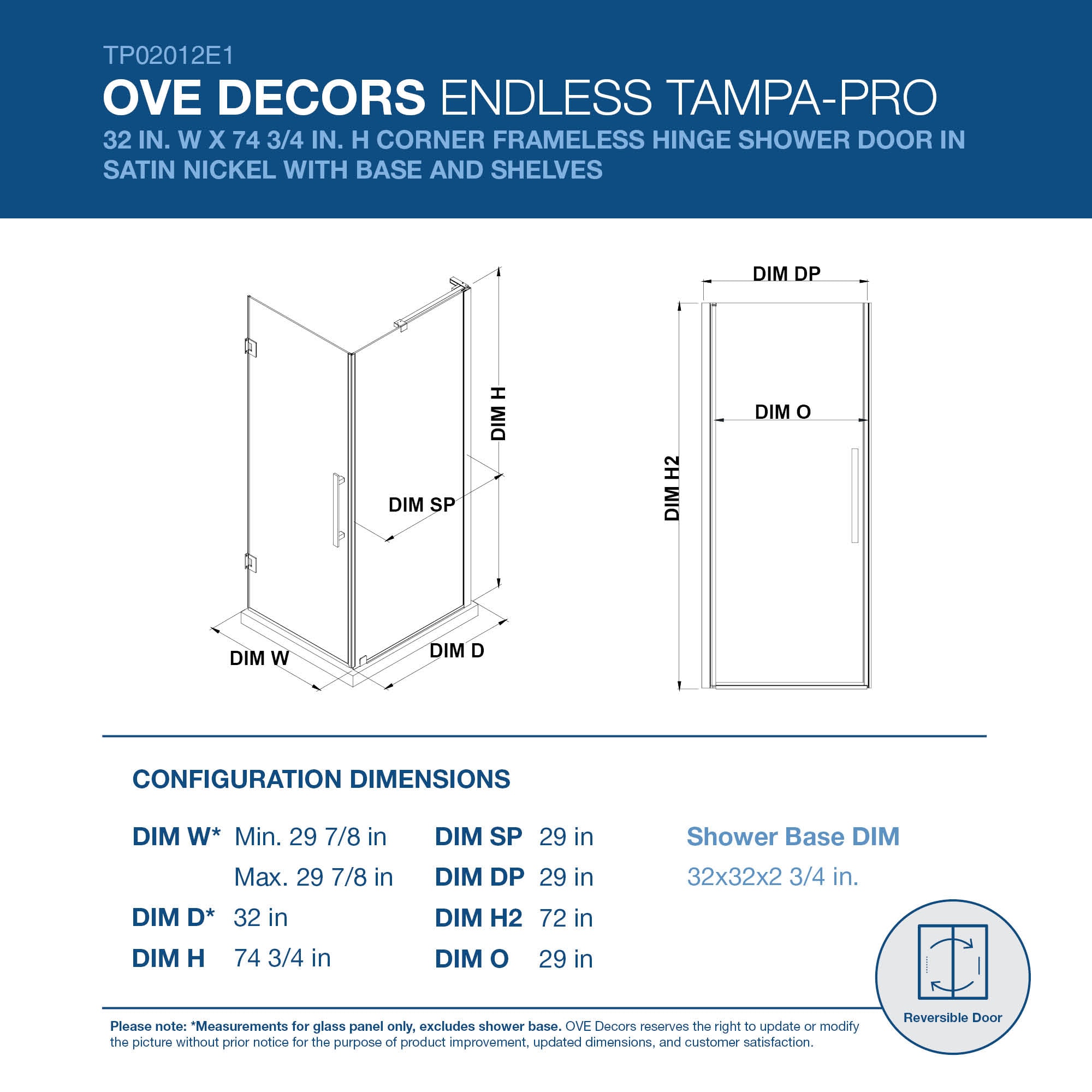 OVE Decors 828796074964 Alcove-Shower-Kit - View #2
