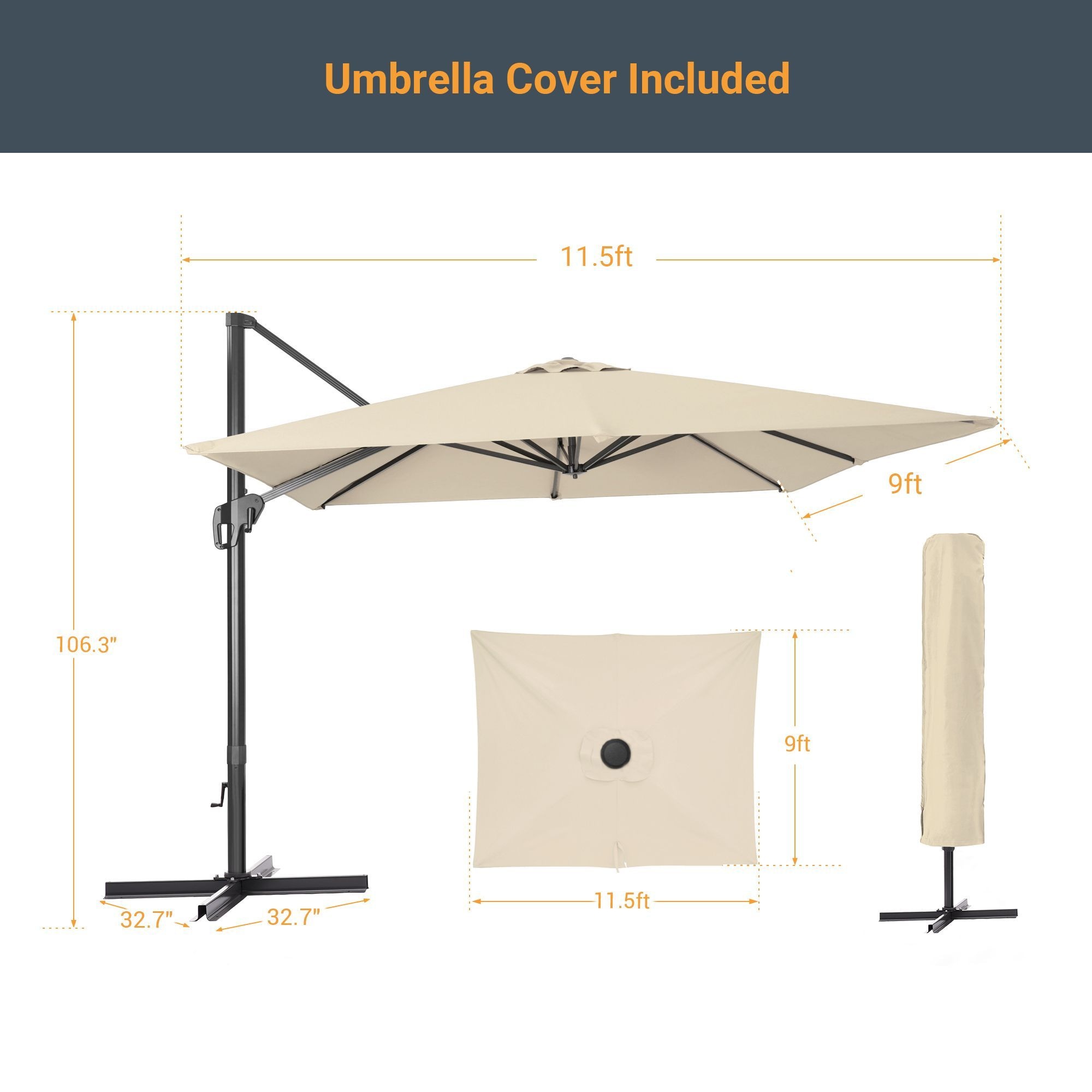 Sonkuki SD-NB2735-SD Umbrellas-2 - View #2