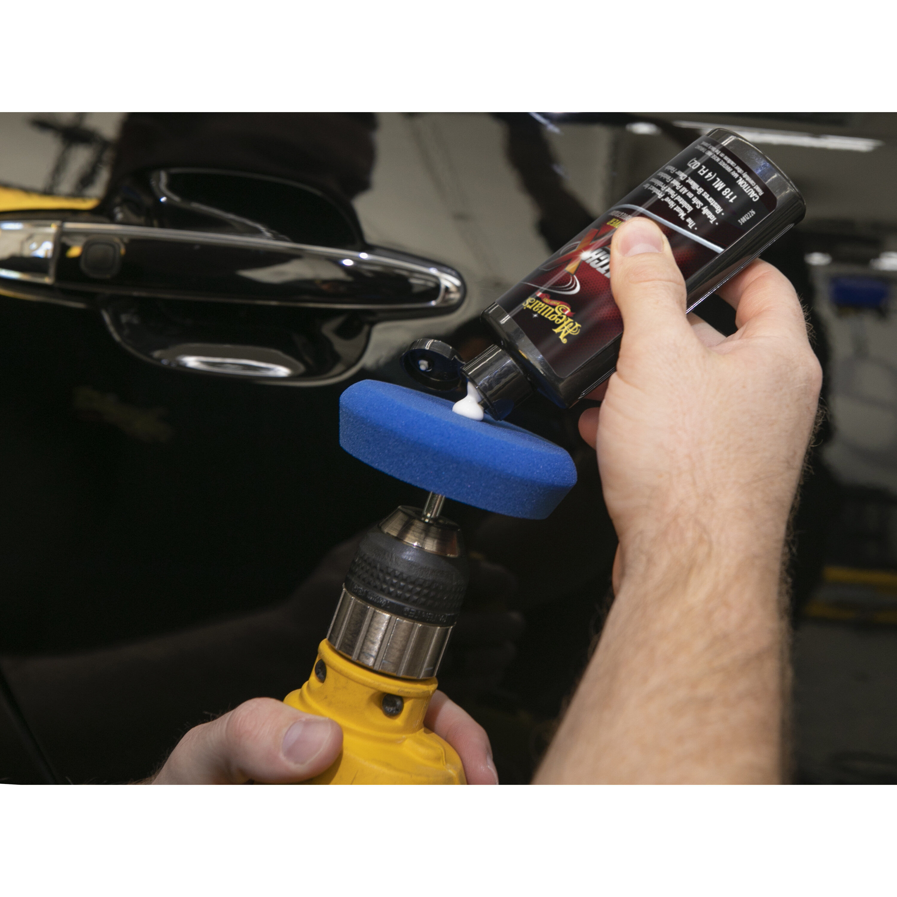 Meguiar's - Meguiar's Scratch Eraser Kit provides EVERYTHING you need  (except the drill) to quickly and HIGHLY EFFECTIVELY remove swirls, minor  scratches and scuffs with EASE! 👊