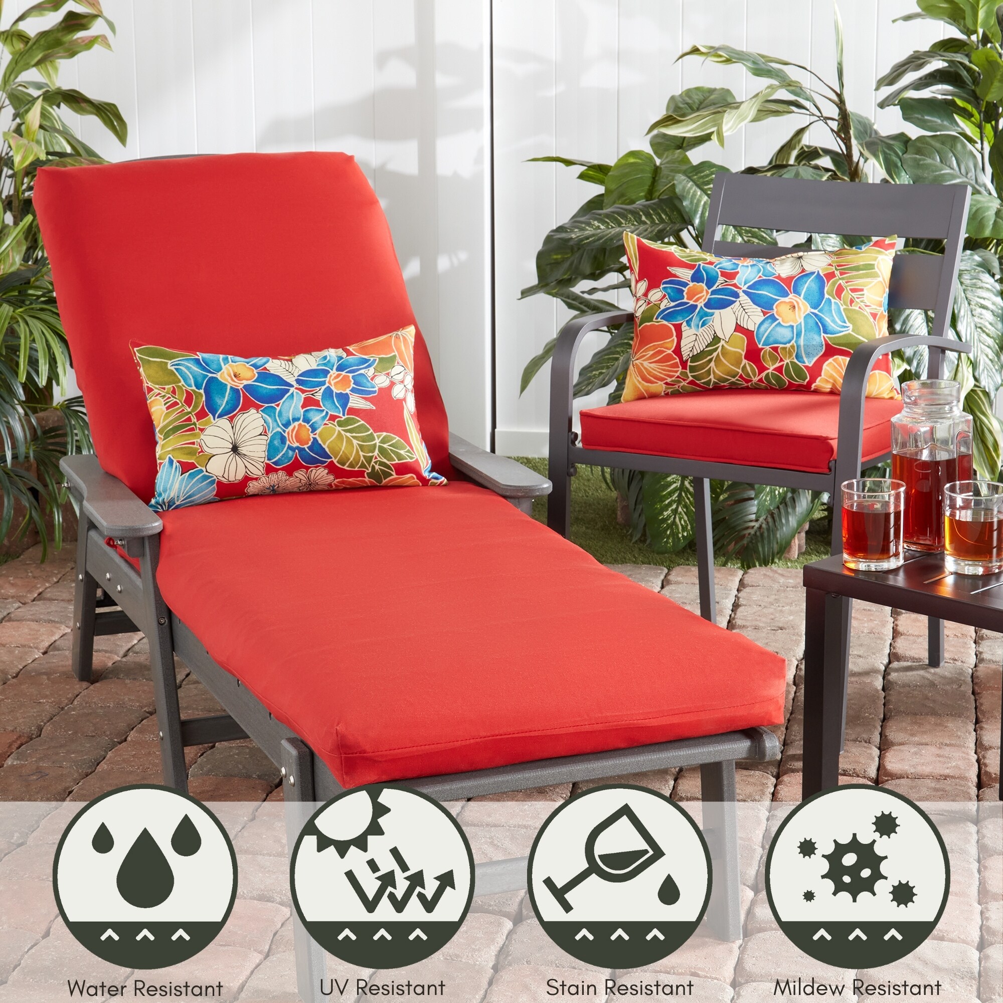 Greendale Home Fashions OC2802-SALSA Patio-Furniture-Cushions - View #6
