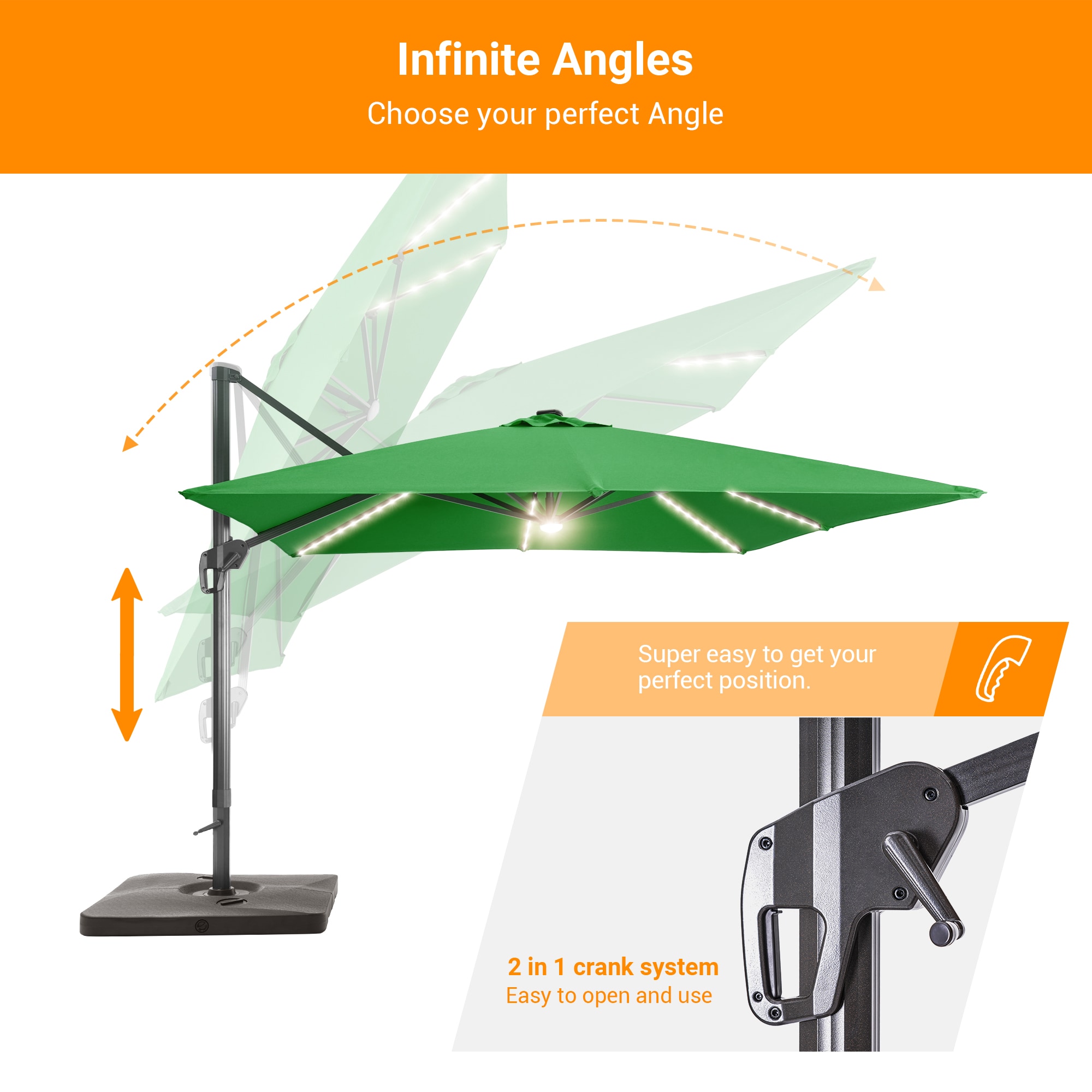 ACEGOSES LW-WB-LED1010KG Umbrellas-2 - View #5