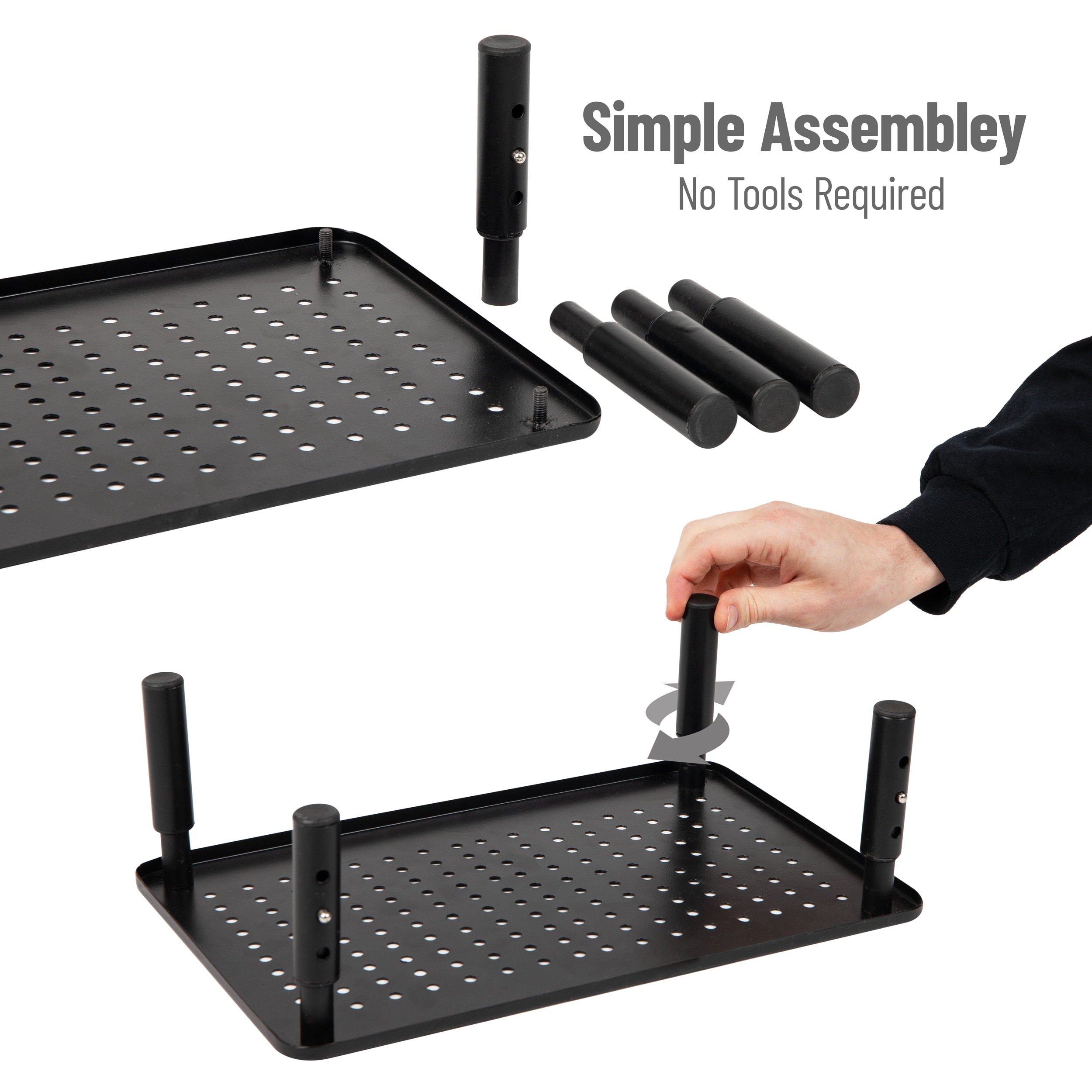 Mind Reader 4LEGMET-BLK Office-Accessories - View #10