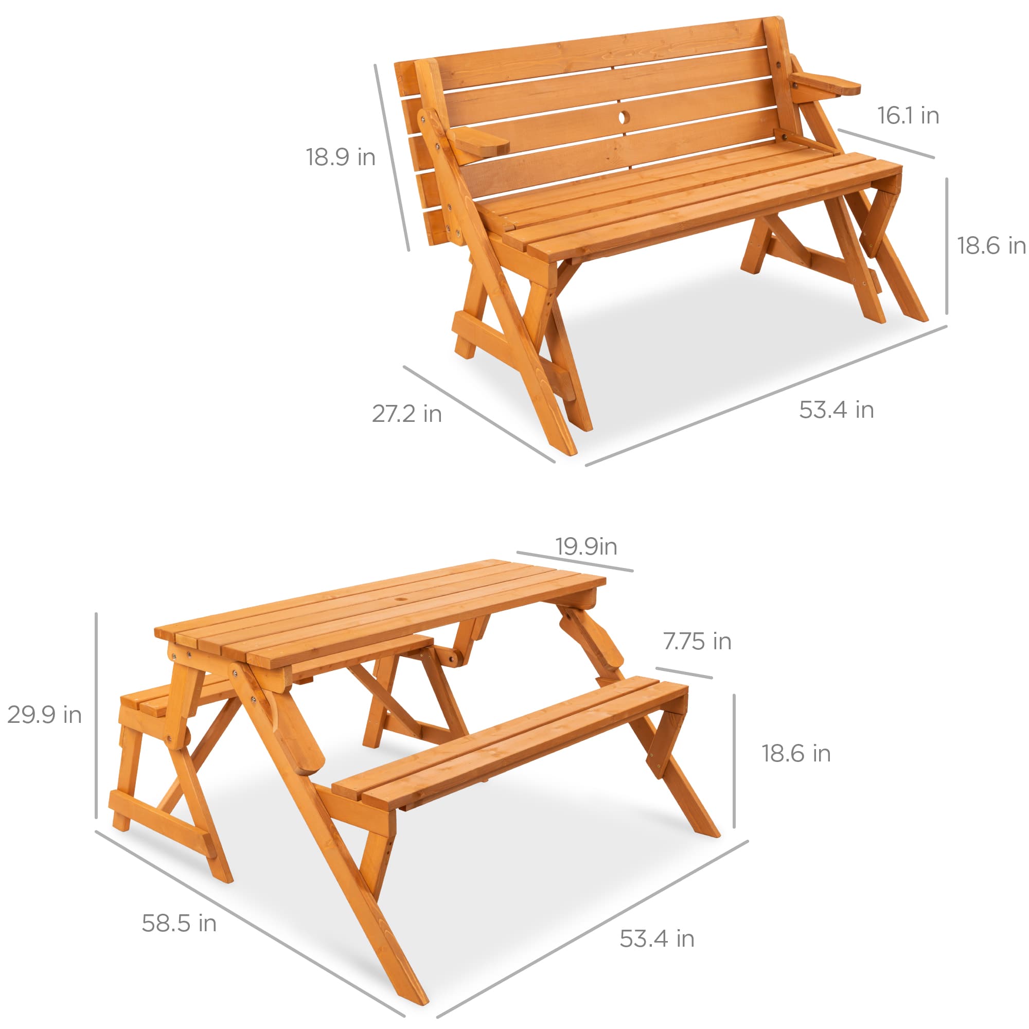 Best Choice Products SKY2393 Picnic-Tables - View #7